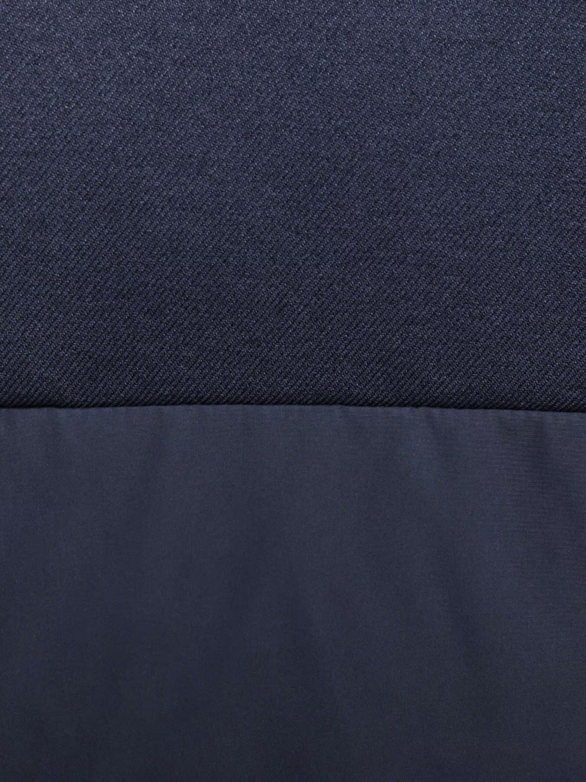 NAVY COLOR COMBI DOWN JACKET (93154021) ECS