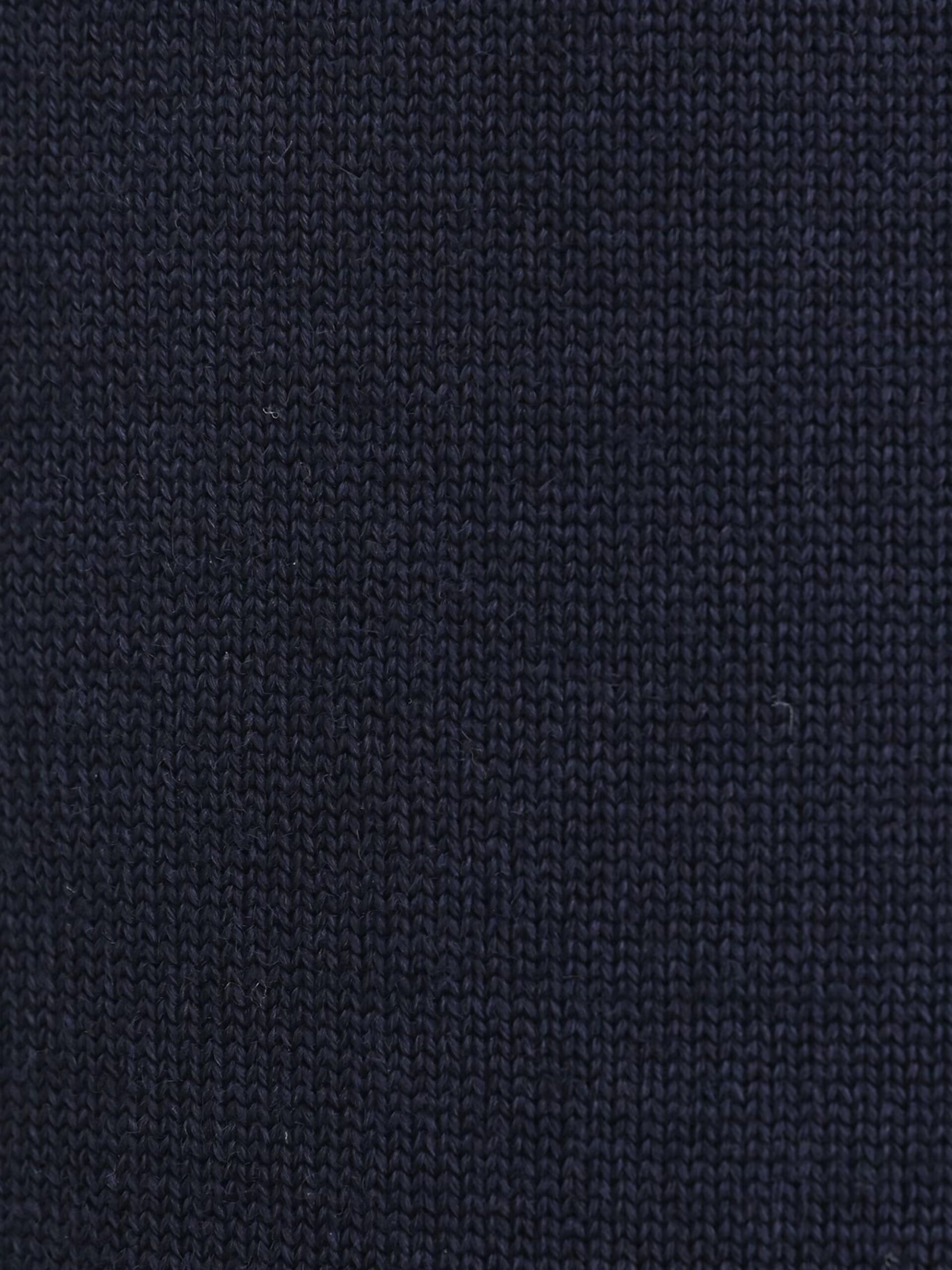 NAVY WOOL BLEND ANTI-PILLING KNIT SWEATER (6)
