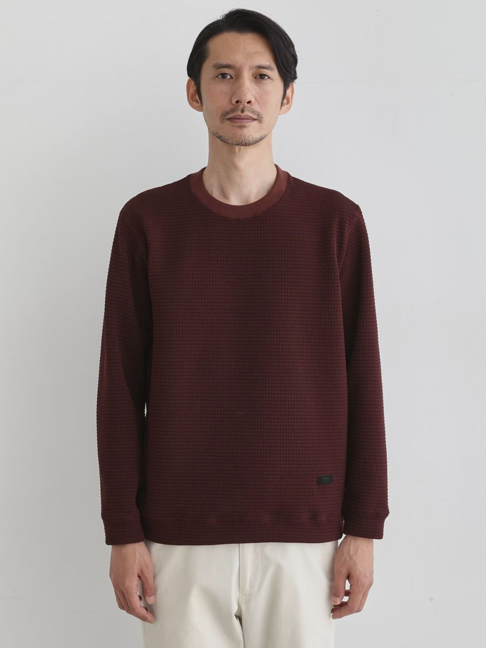 RED MIJ KNIT-LIKE LONG SLEEVE TSHIRT (6)