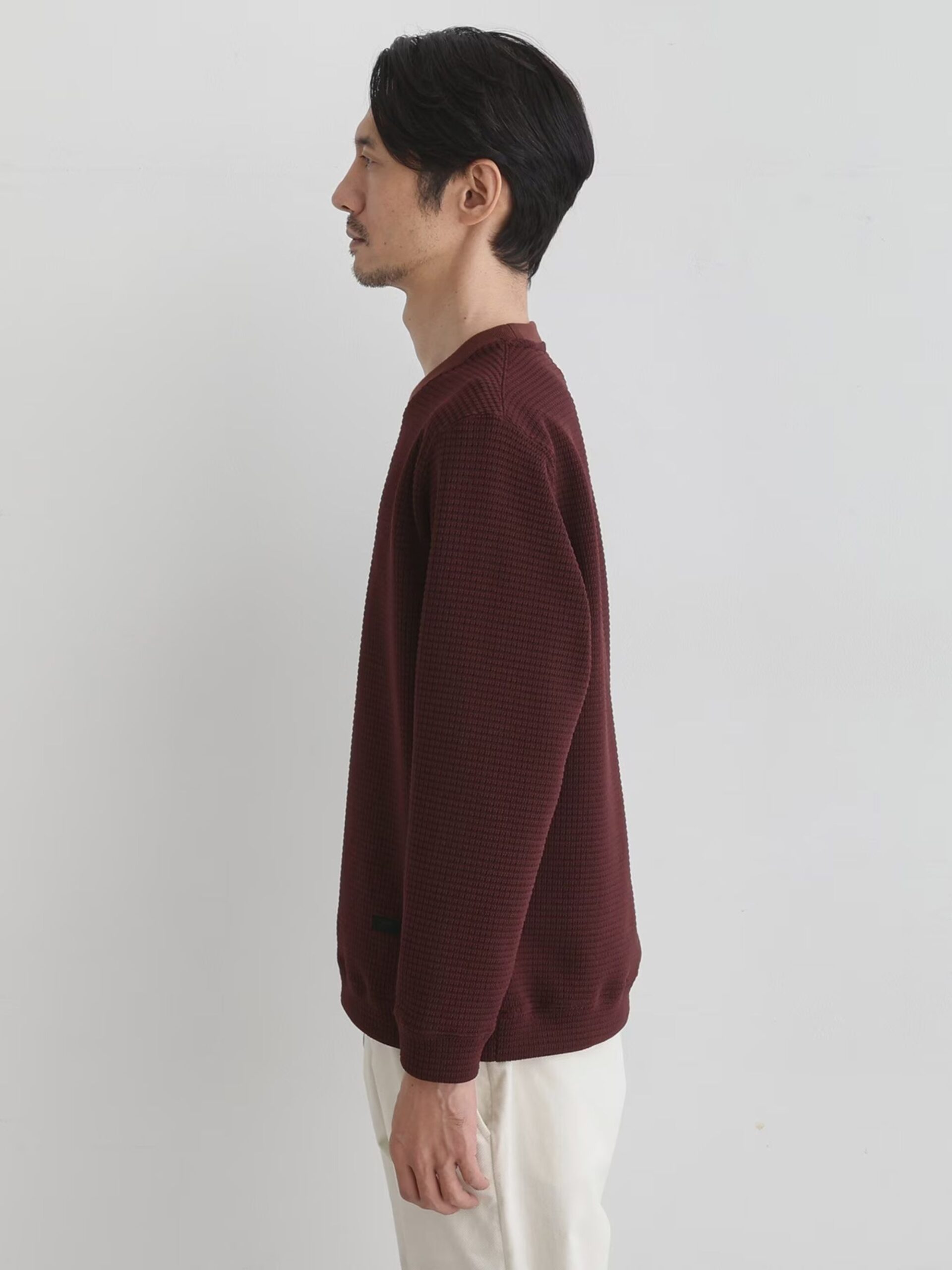 RED MIJ KNIT-LIKE LONG SLEEVE TSHIRT (7)