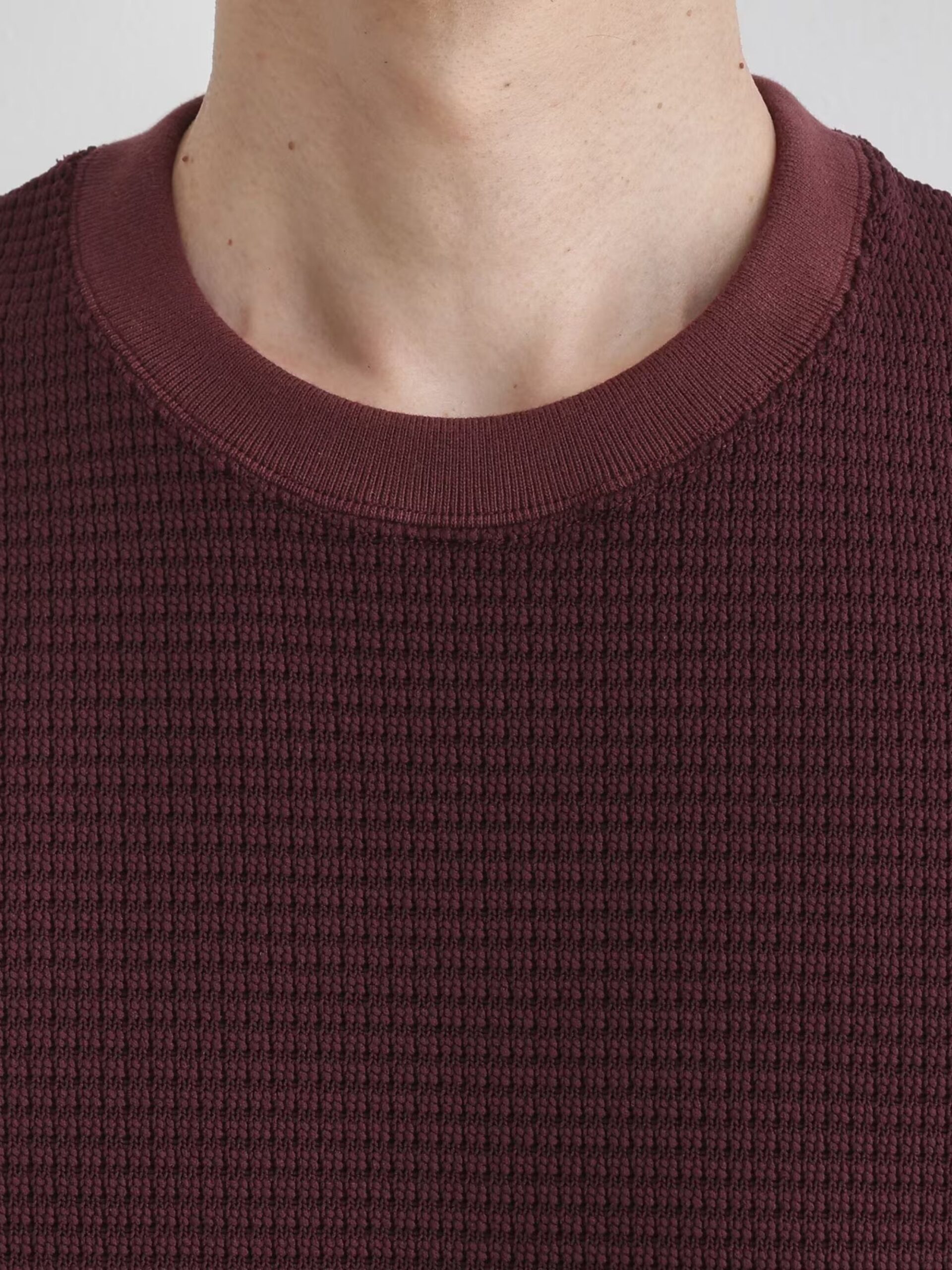 RED MIJ KNIT-LIKE LONG SLEEVE TSHIRT (9)