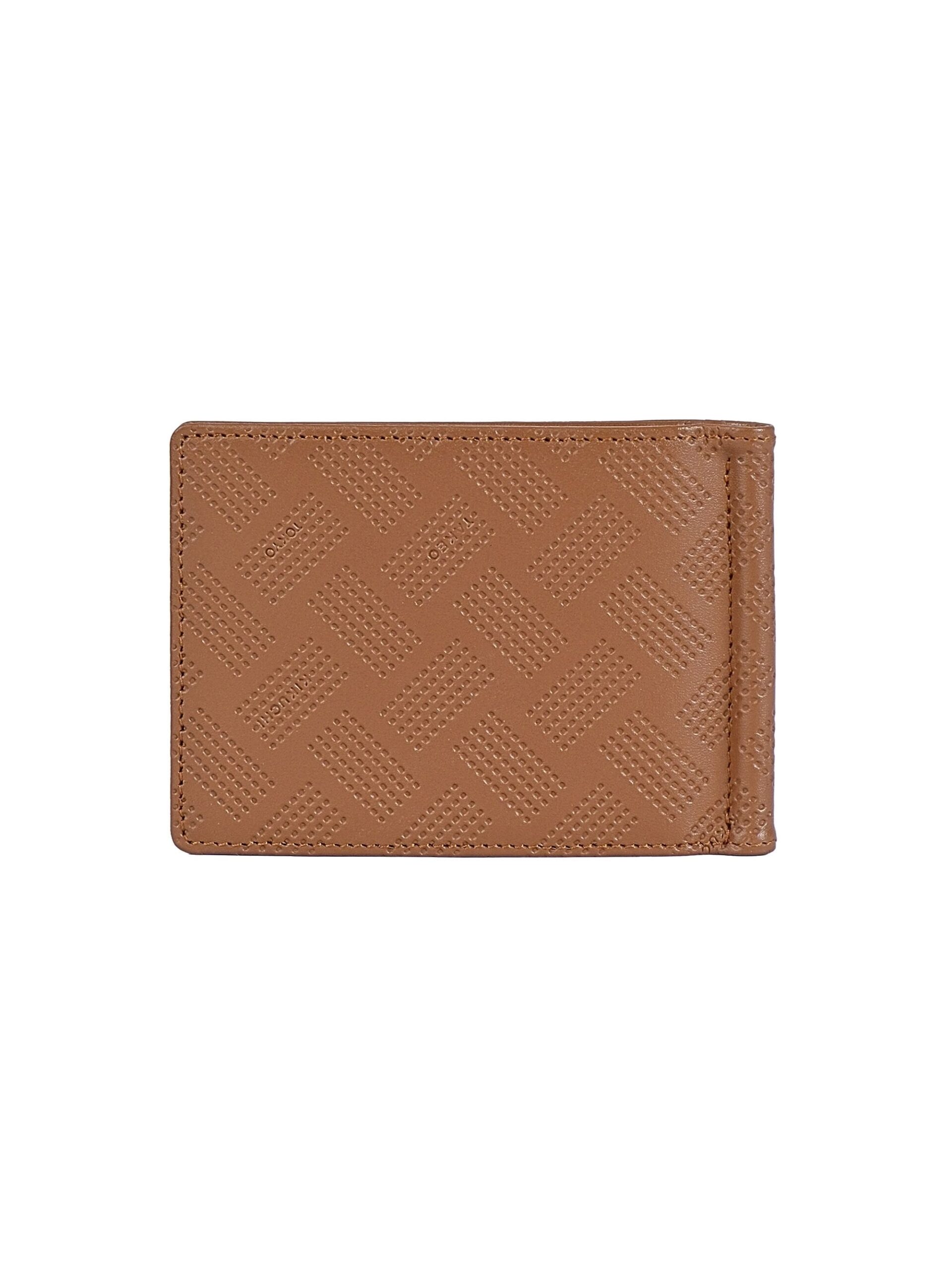 BROWN KAGOME MONEY CLIP WALLET (2)