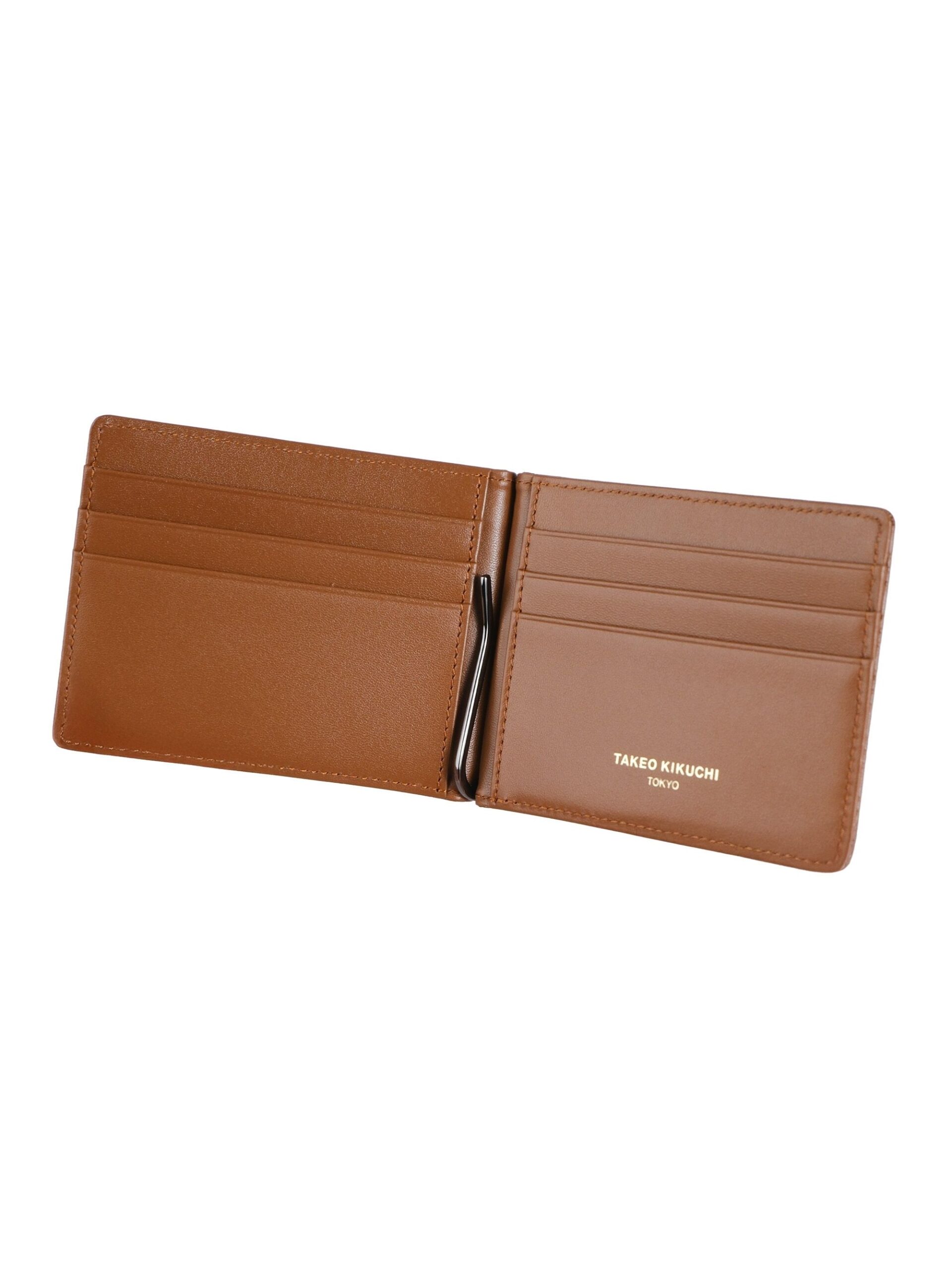 BROWN KAGOME MONEY CLIP WALLET (5)
