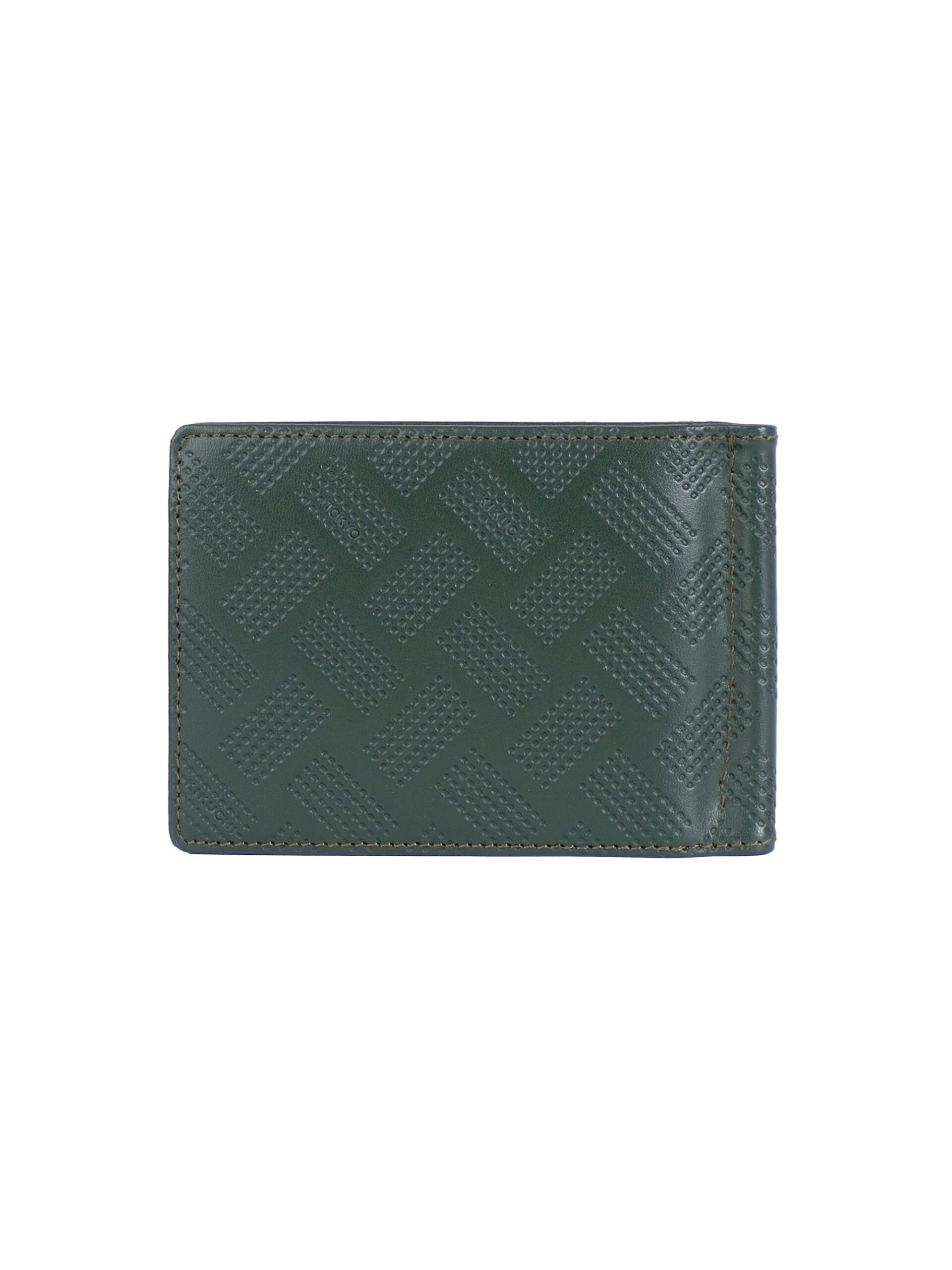 GREEN KAGOME MONEY CLIP WALLET (2)