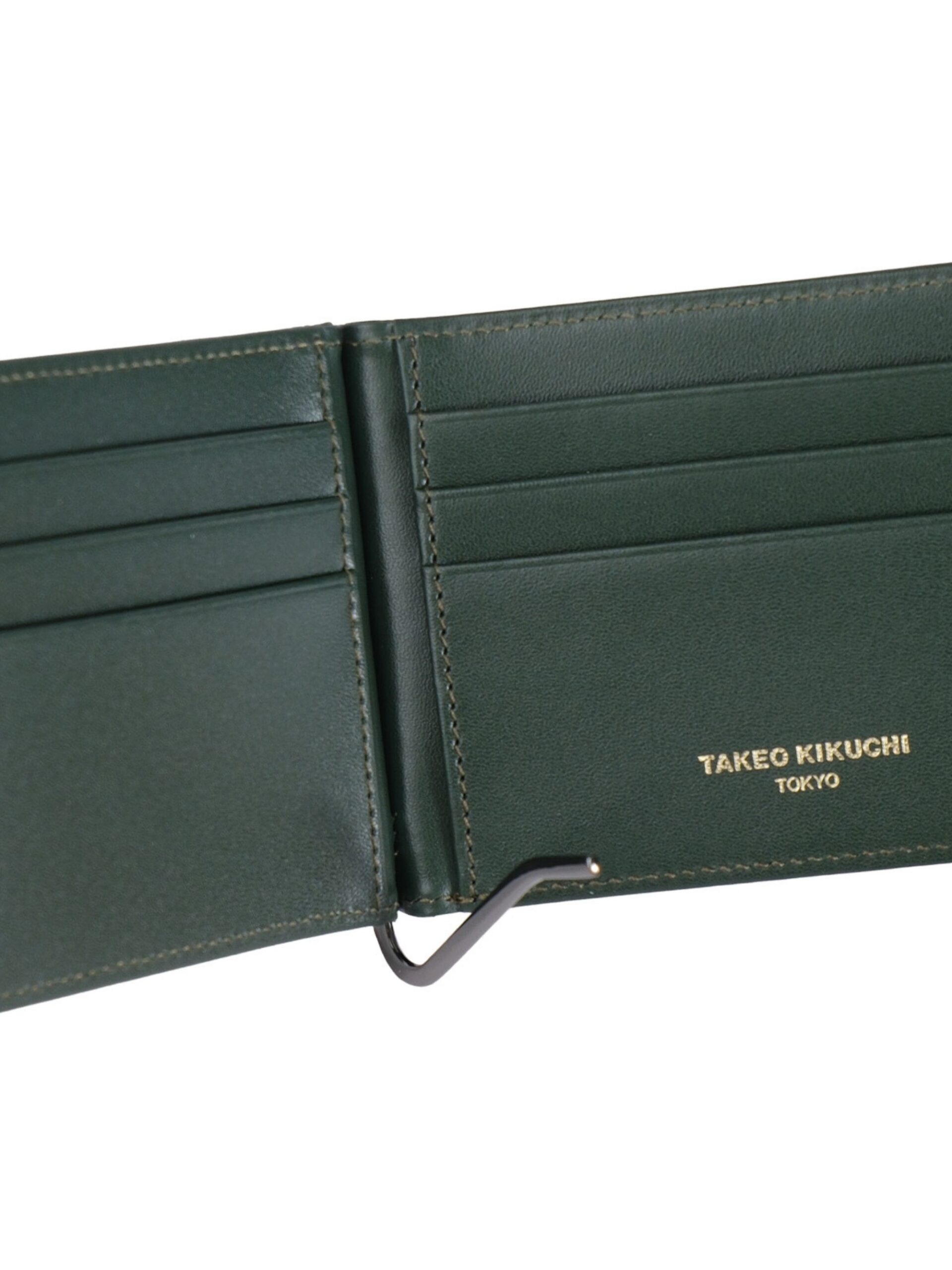 GREEN KAGOME MONEY CLIP WALLET (4)