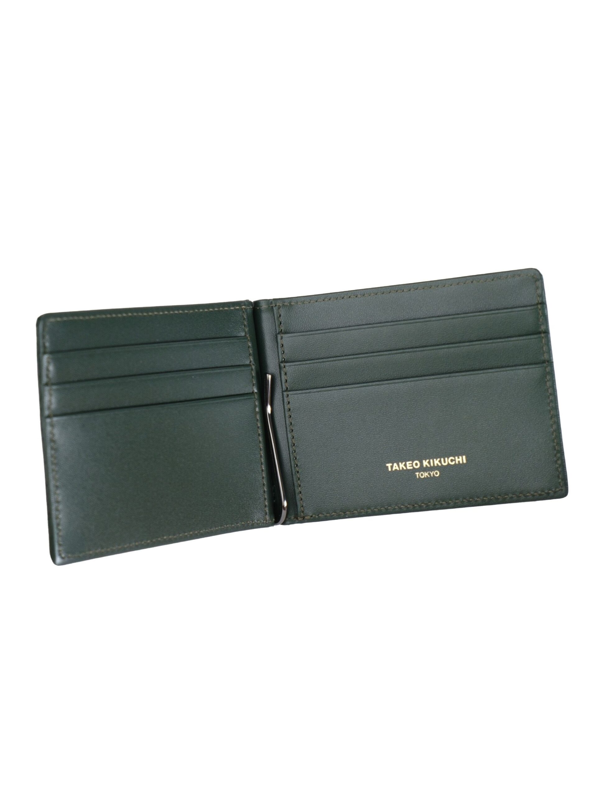 GREEN KAGOME MONEY CLIP WALLET (5)