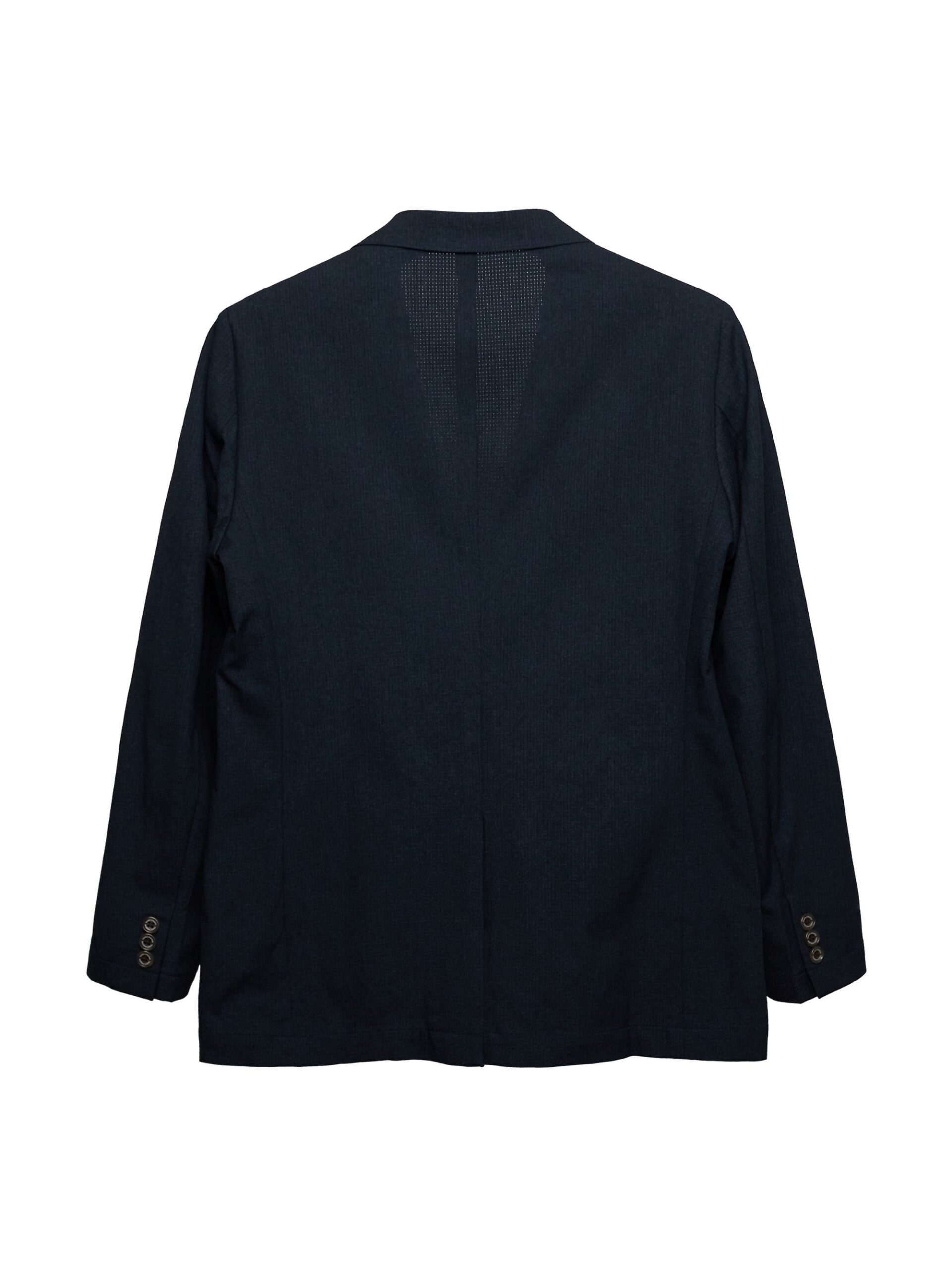 NAVY PRINTED DOTAIR BUSINESS CASUAL SUIT JACKET (2)