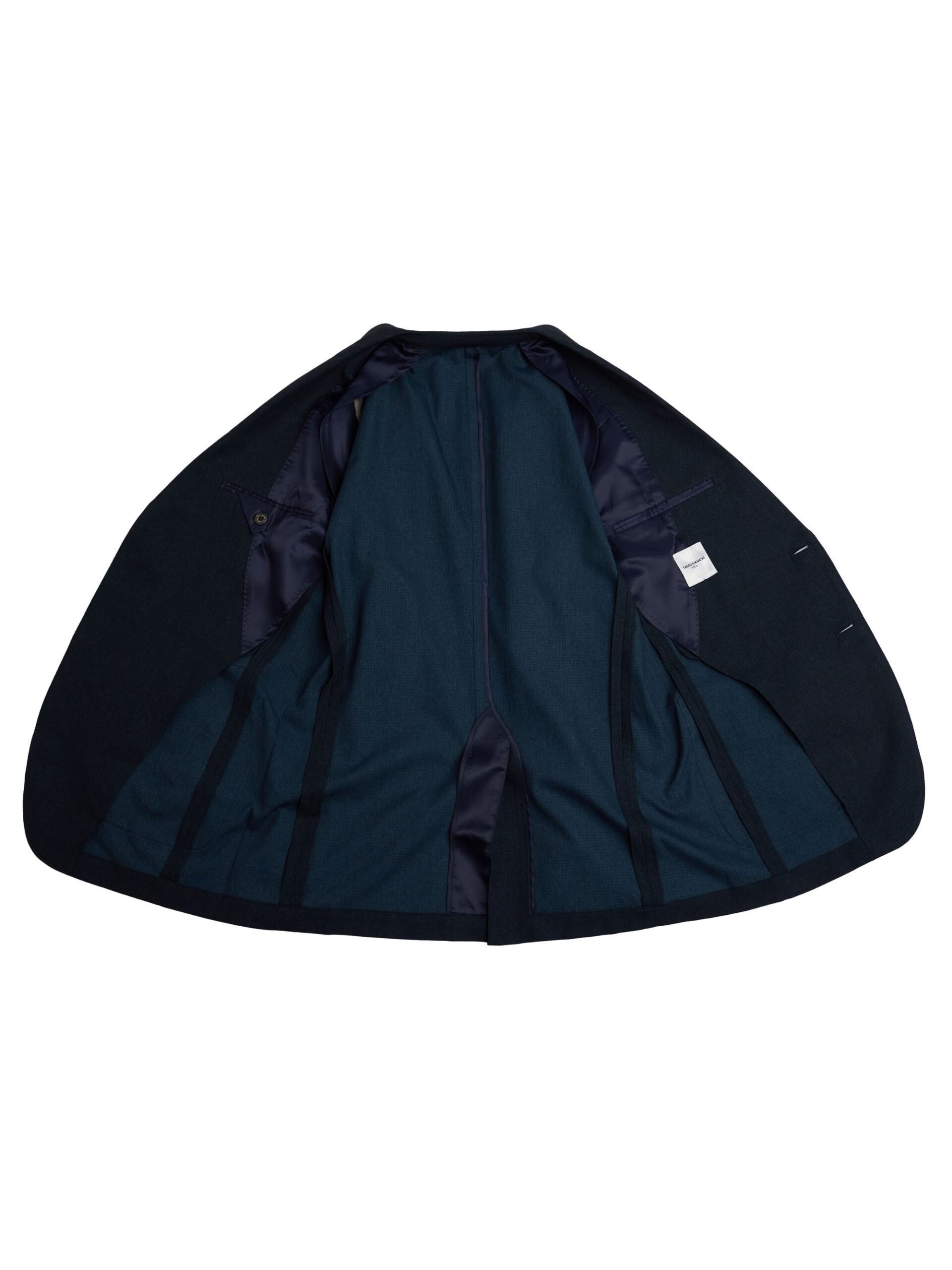 NAVY PRINTED DOTAIR BUSINESS CASUAL SUIT JACKET (6)