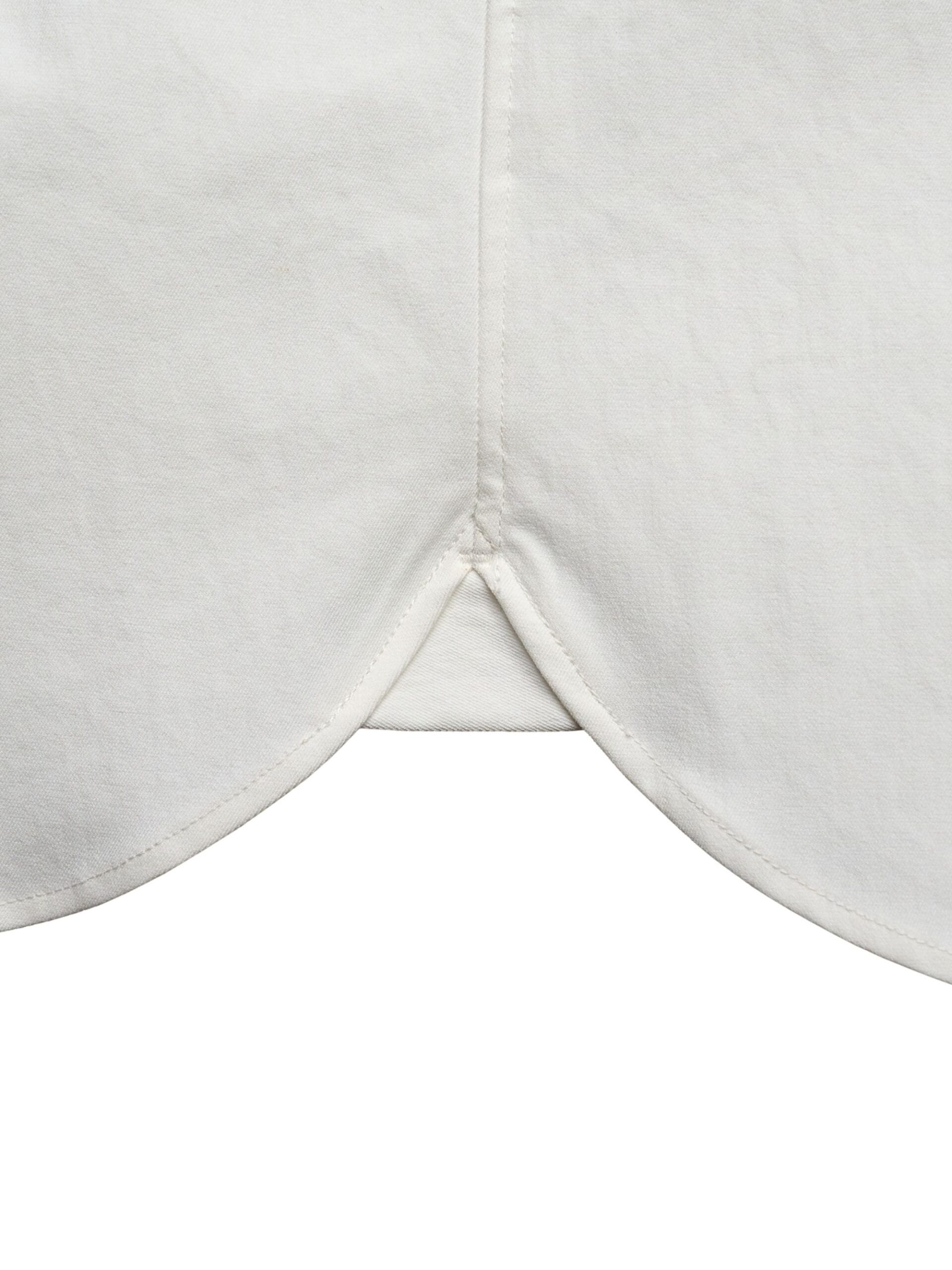 WHITE BUTTON DOWN STRETCH TWILL SS SHIRT (6)