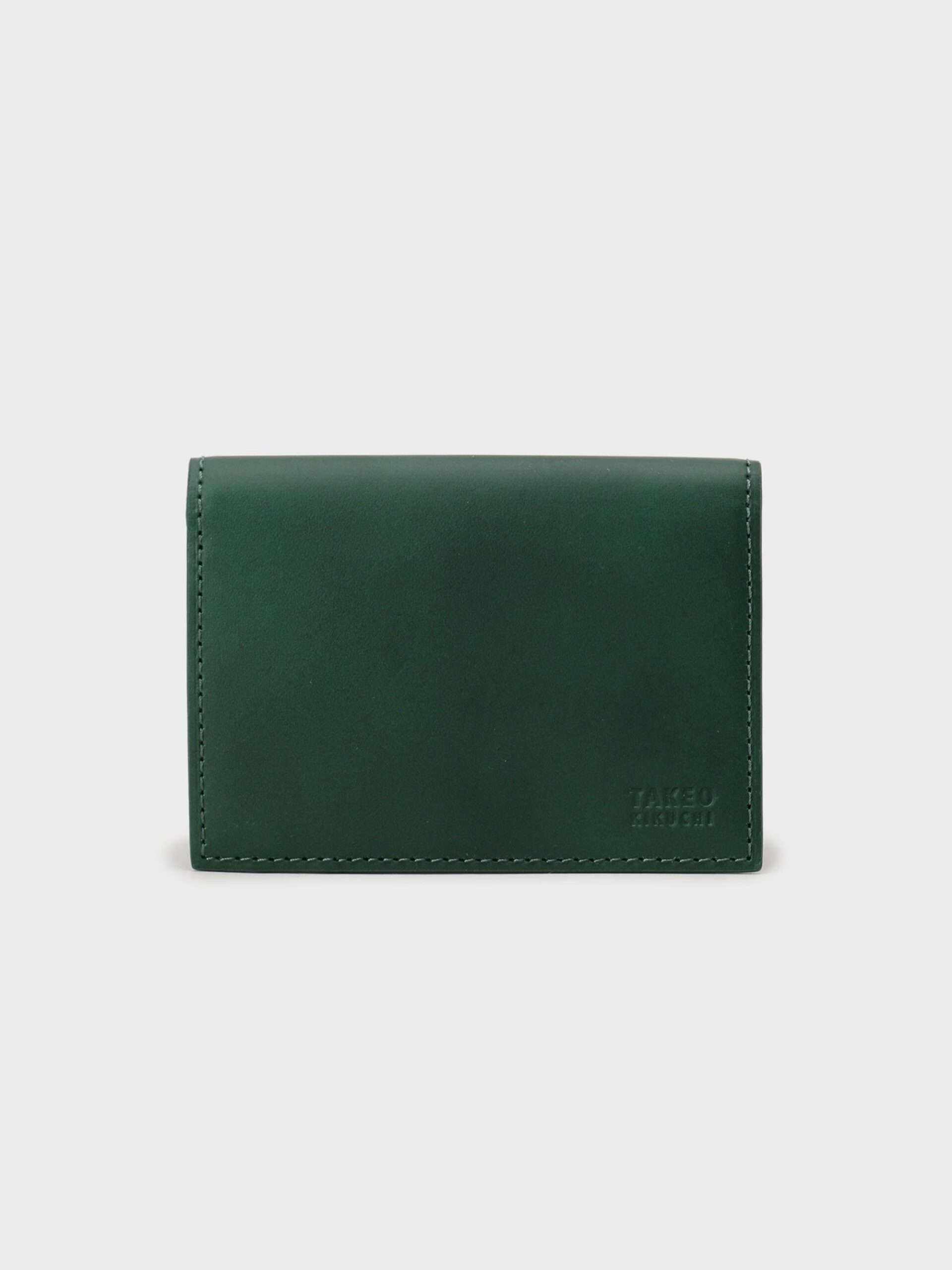 GREEN ANTIQUE LEATHER CARD HOLDER (1)
