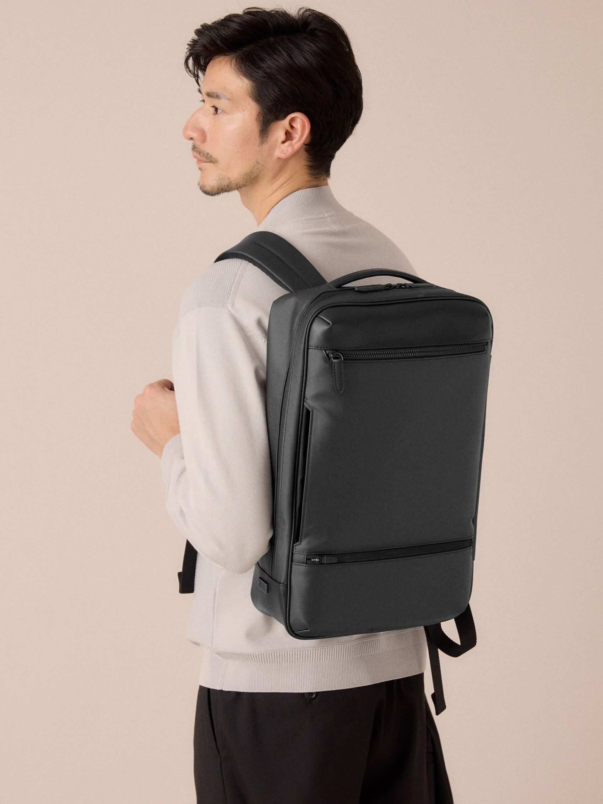 GREY WRP COATING 2WAY BACKPACK (20)