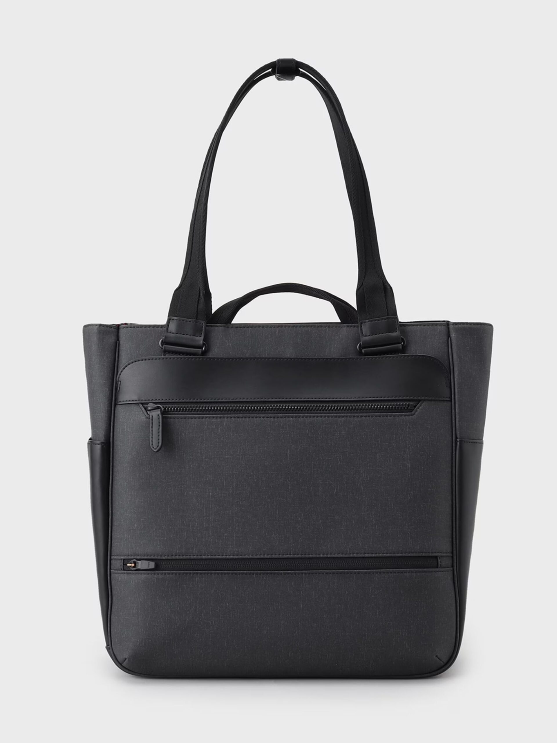 GREY WRP COATING TOTE BAG (2)