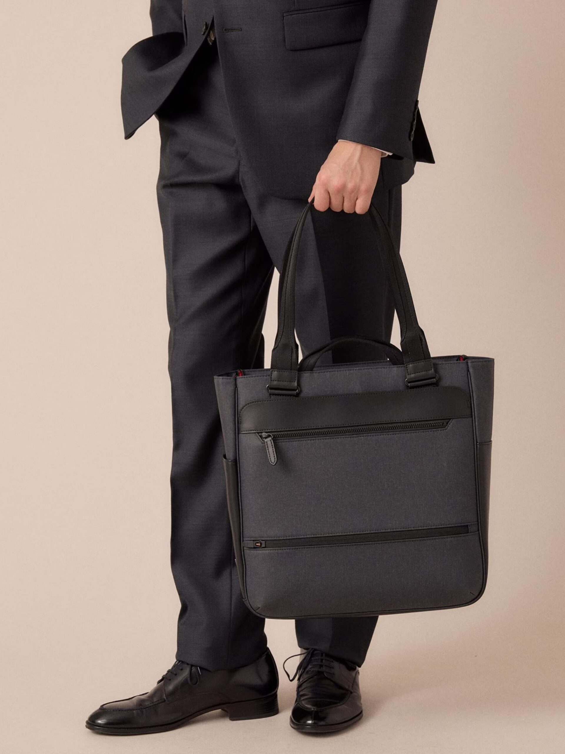 GREY WRP COATING TOTE BAG (22)