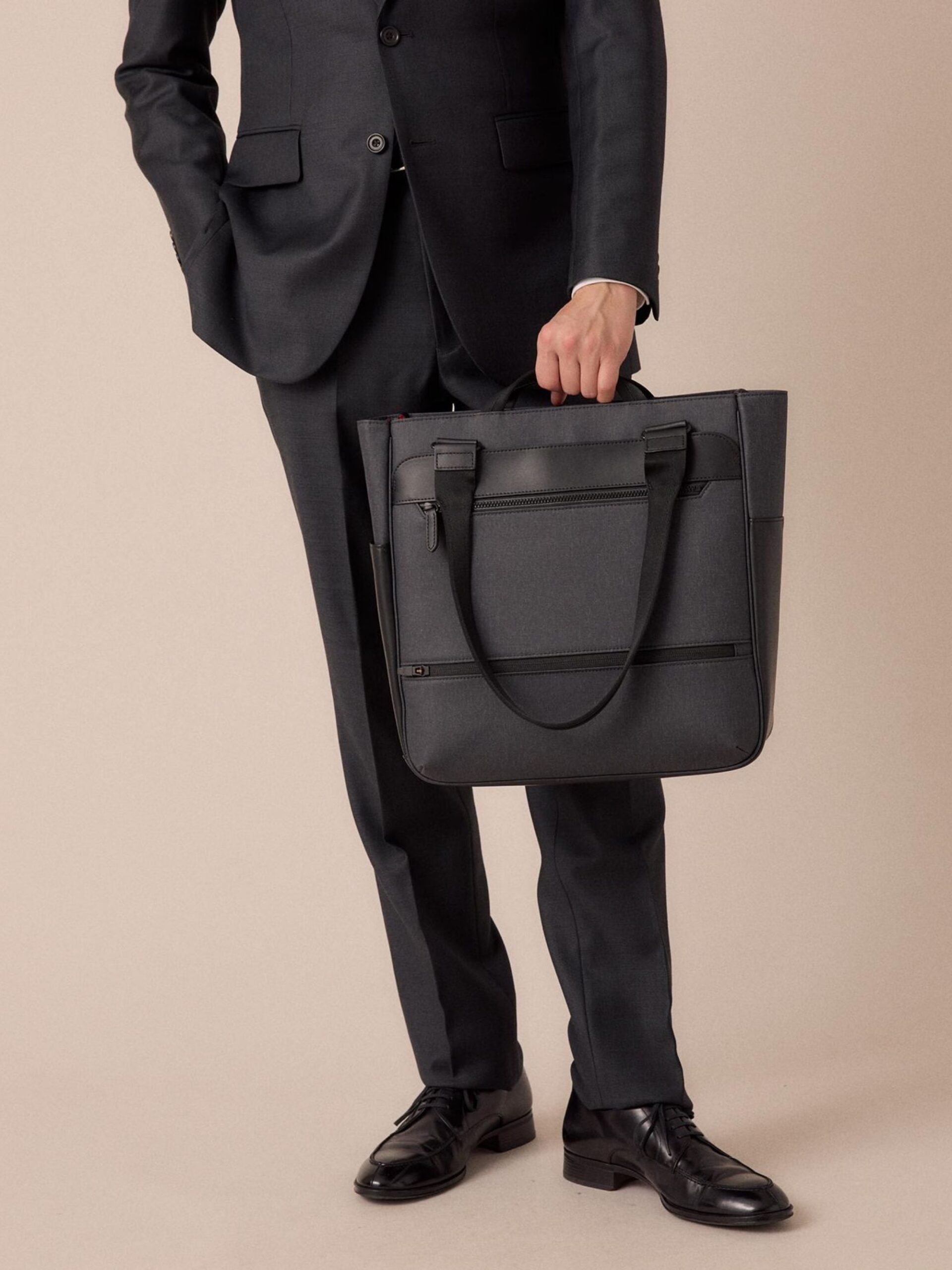 GREY WRP COATING TOTE BAG (23)