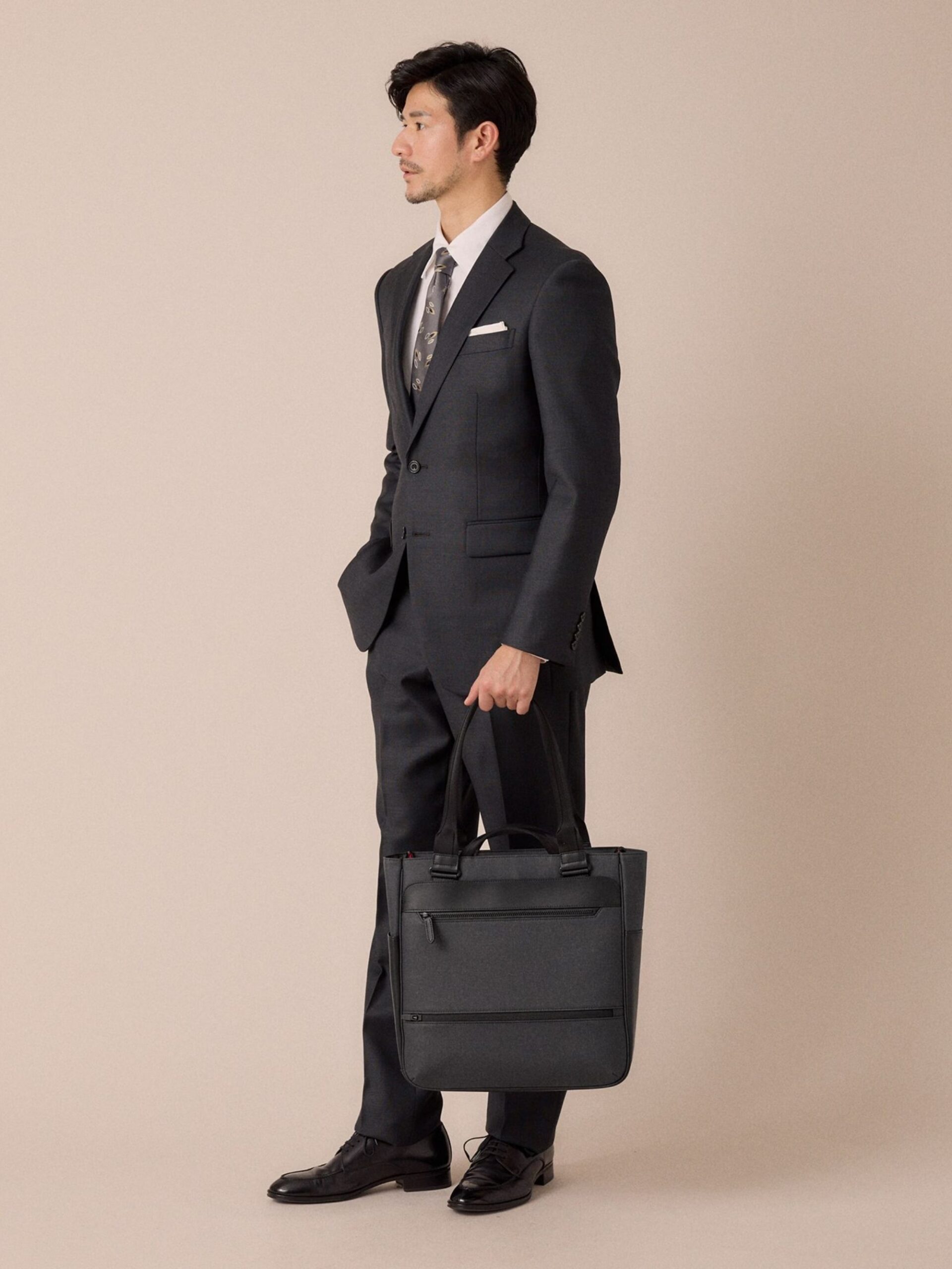 GREY WRP COATING TOTE BAG (24)