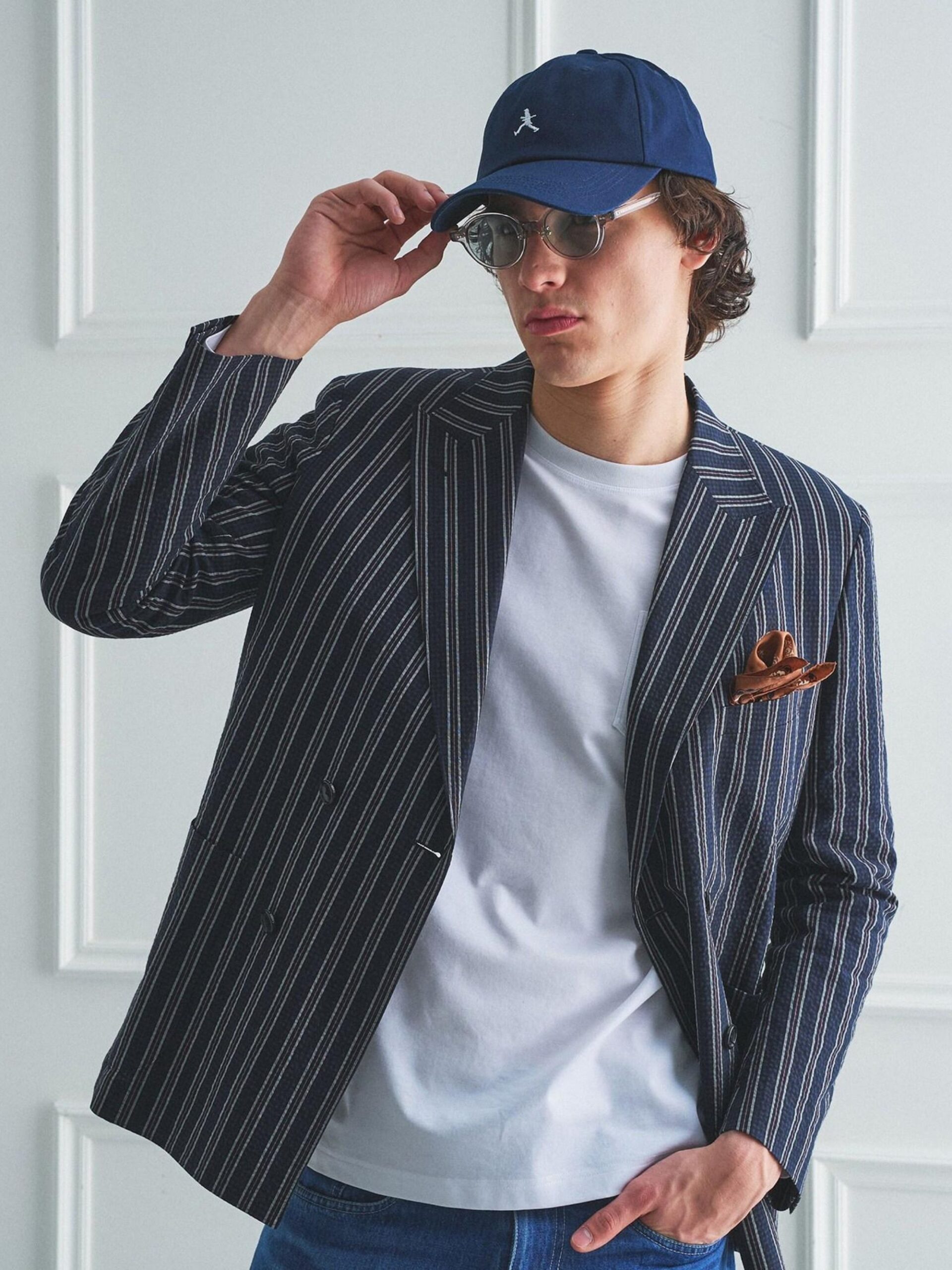 BOWLER HAT LABEL SUCKER STRIPE DOUBLE JACKET (93145603) *ECS - Image 19