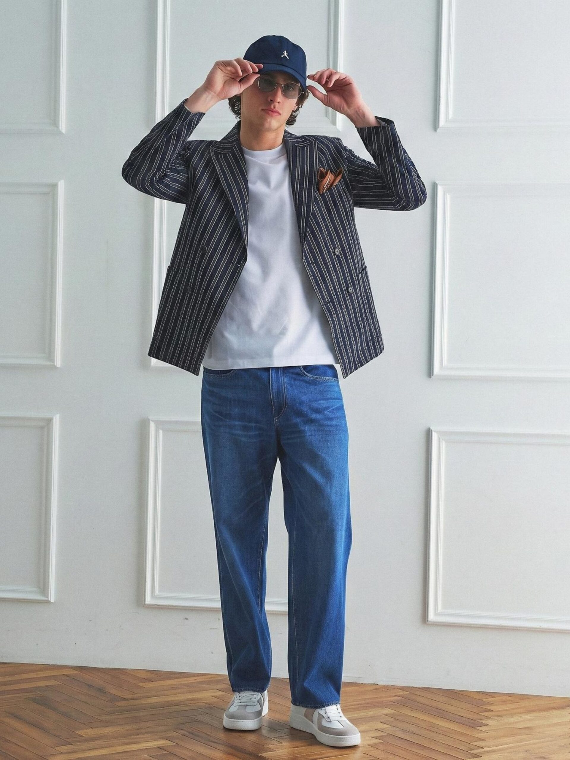 BOWLER HAT LABEL SUCKER STRIPE DOUBLE JACKET (93145603) *ECS - Image 17