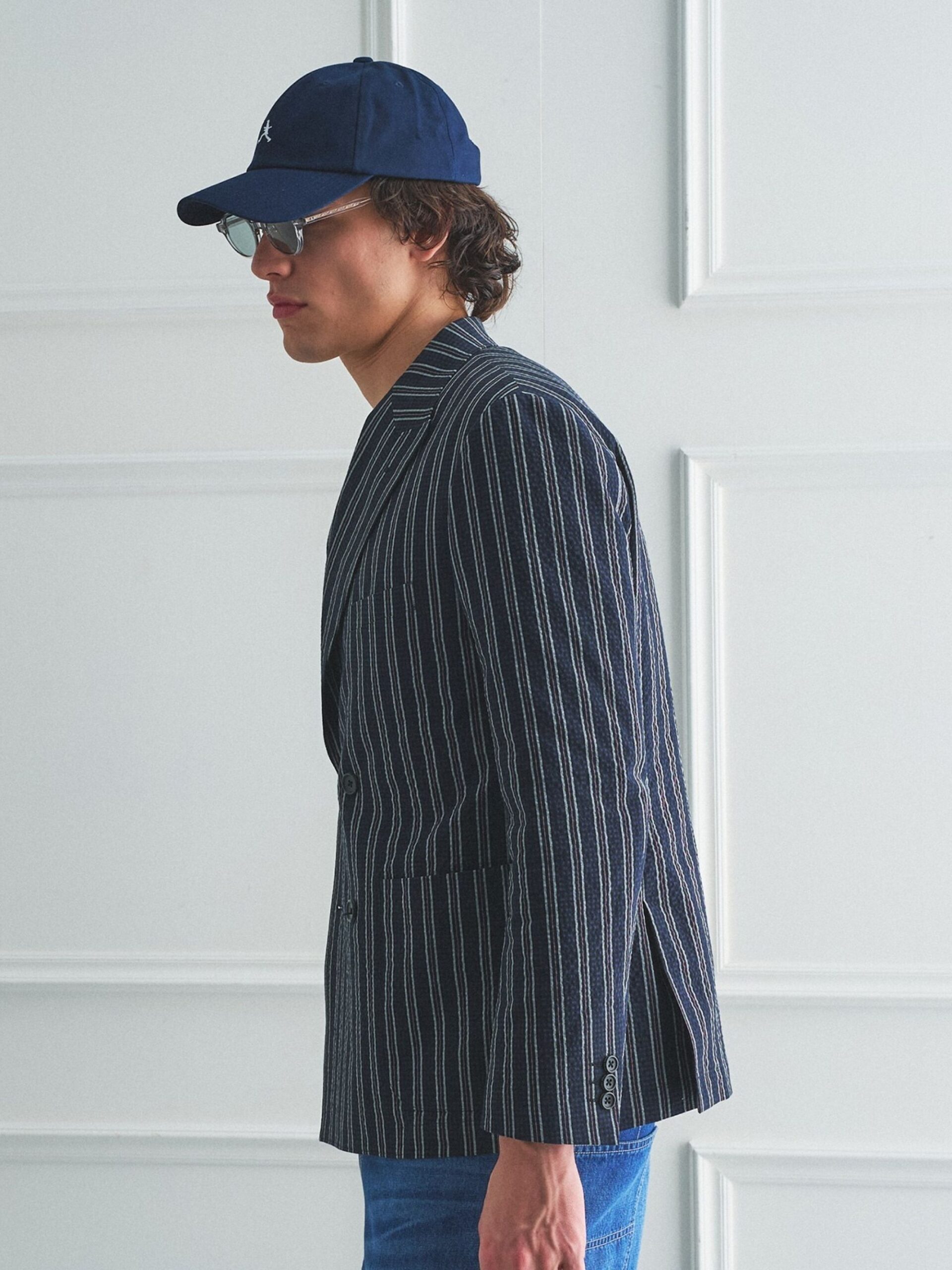 BOWLER HAT LABEL SUCKER STRIPE DOUBLE JACKET (93145603) *ECS - Image 14