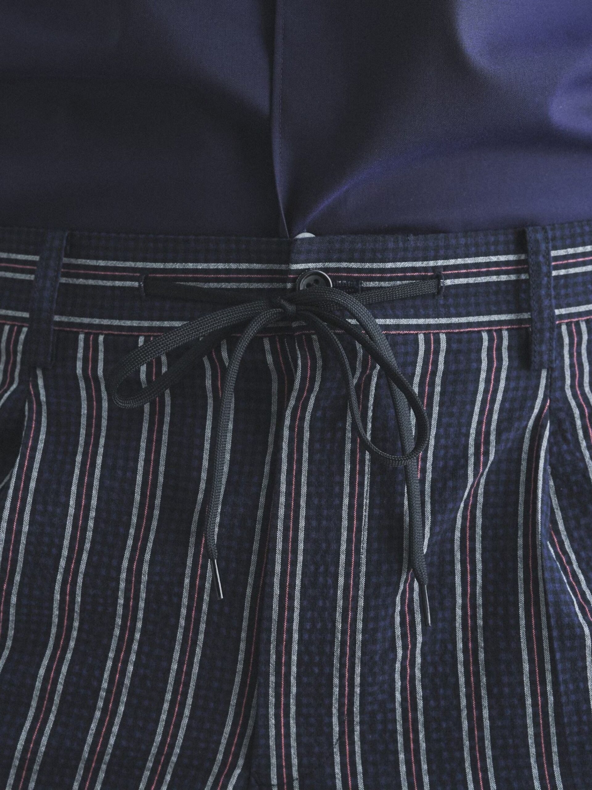 BOWLER HAT LABEL SUCKER STRIPE EASY WIDE PANTS (93175603) *ECS - Image 13