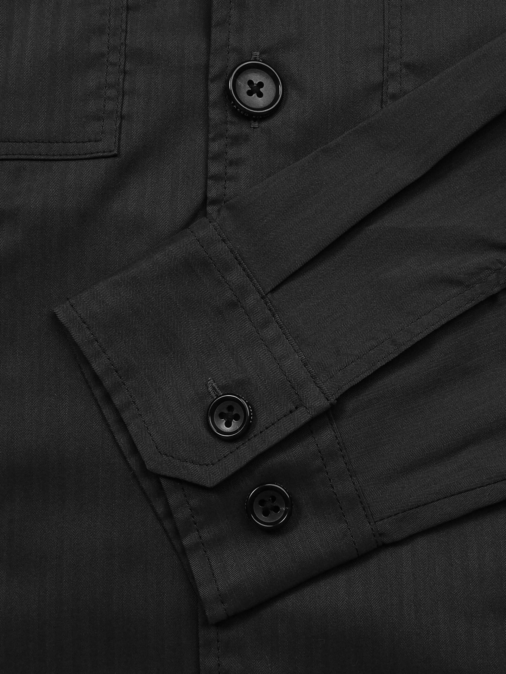 COOLMAX HERRINGBONE STAND COLLAR JACKET (K8144101) - Image 3