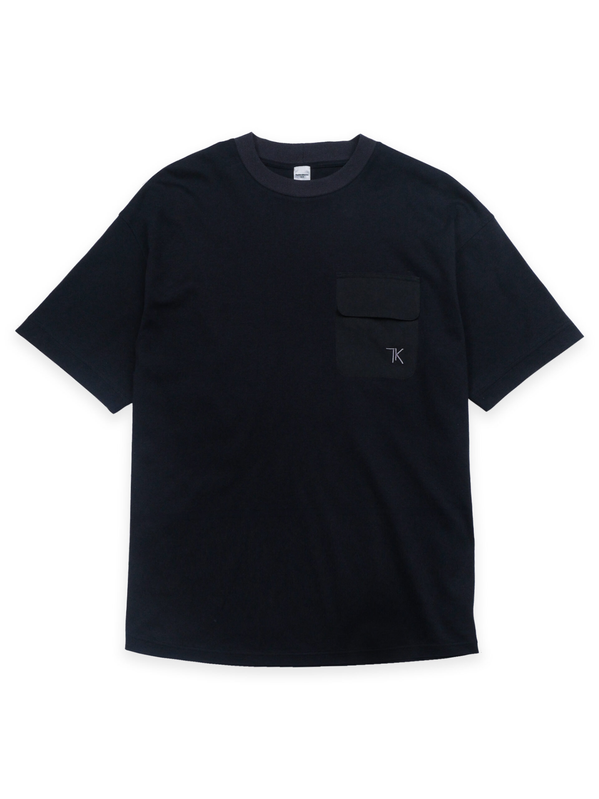 COTTON TEE W/EMB TK CONTRAST POCKET (K8133101) - Image 4