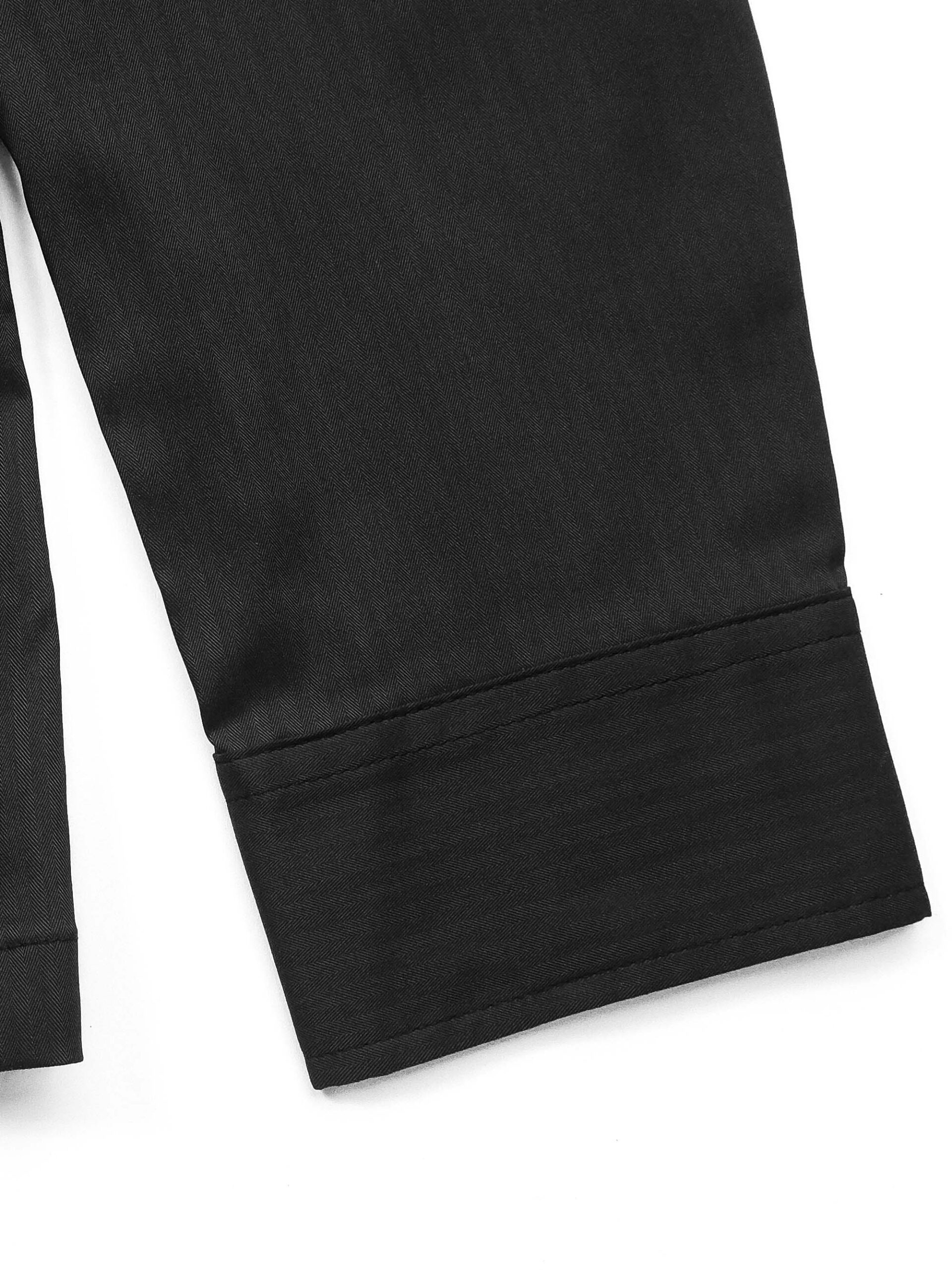 COOLMAX HERRINGBONE STAND COLLAR JACKET (K8144101) - Image 4