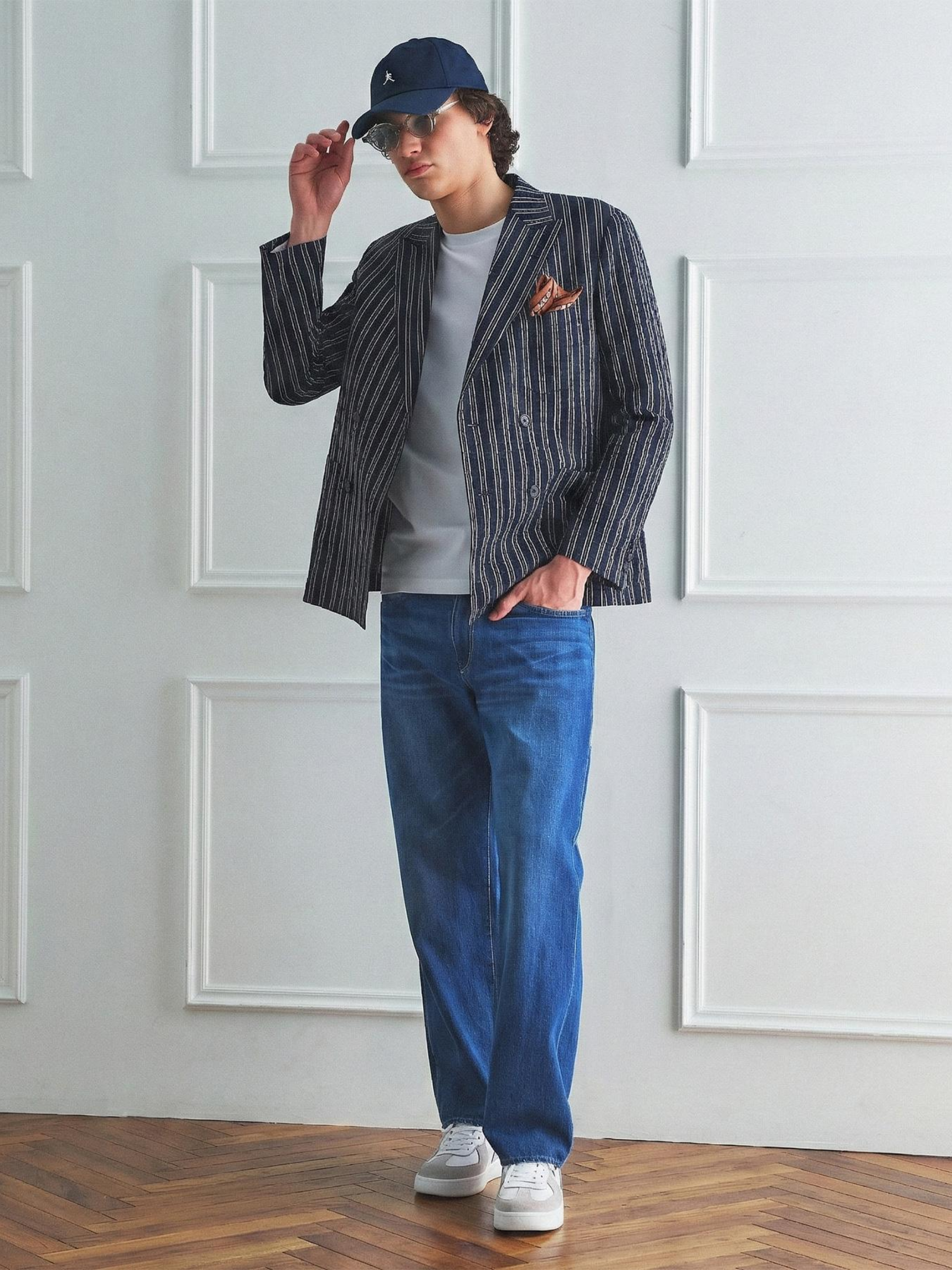 BOWLER HAT LABEL LEATHER SNEAKER (93105650) *ECS - Image 4