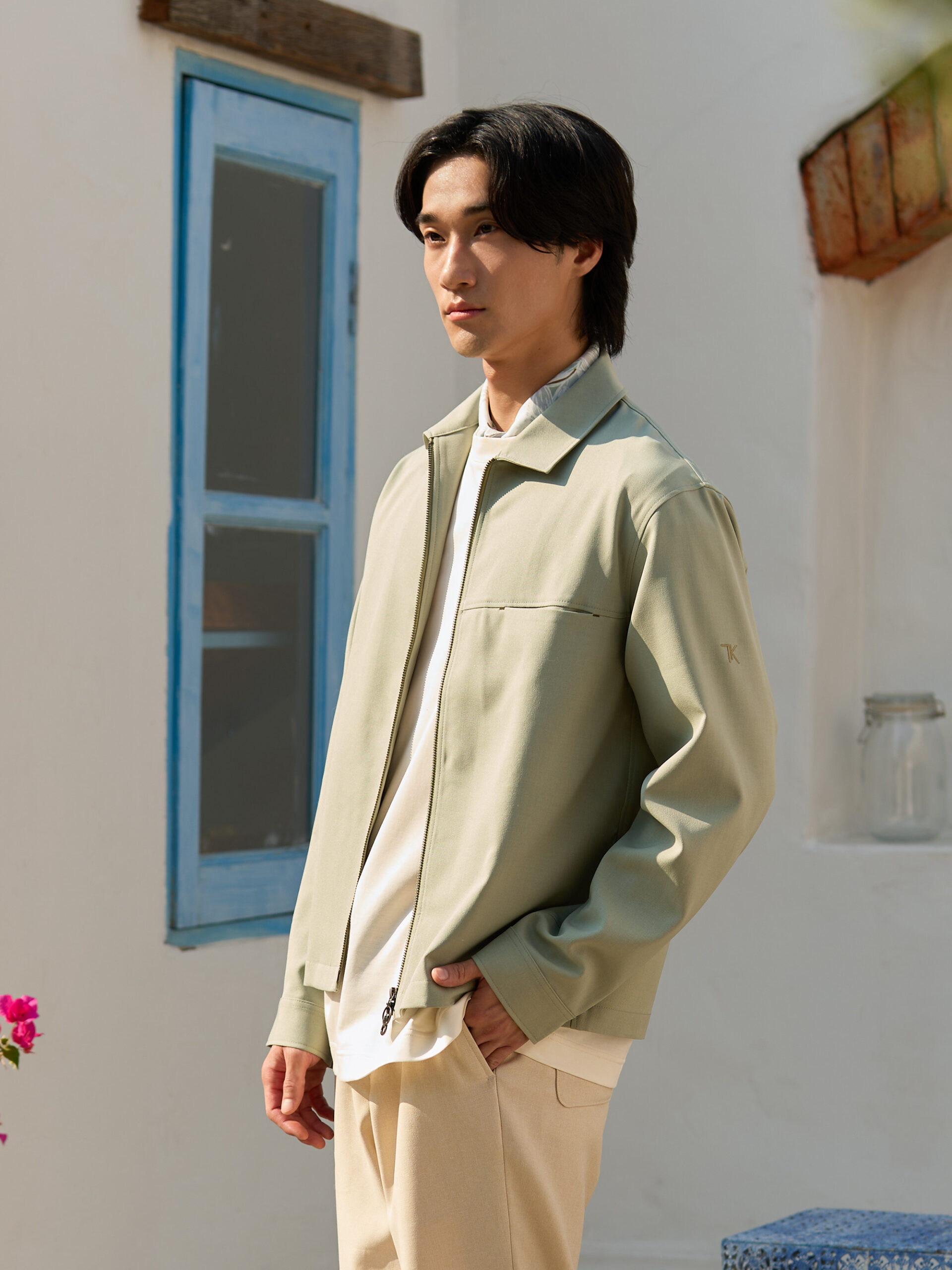 DRY STRETCH ZIPPER SHIRT JACKET (K8144201) - Image 4