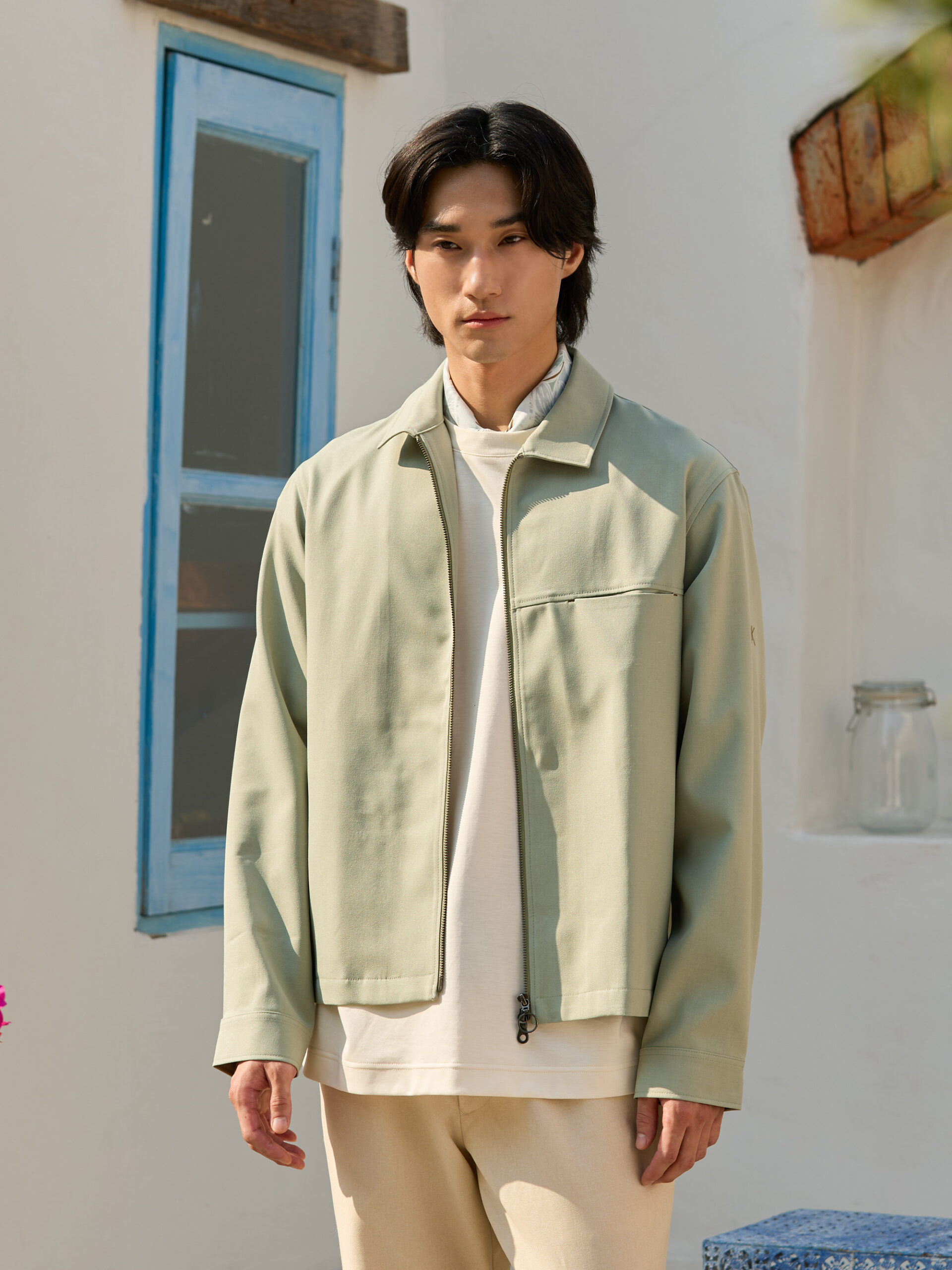 DRY STRETCH ZIPPER SHIRT JACKET (K8144201)