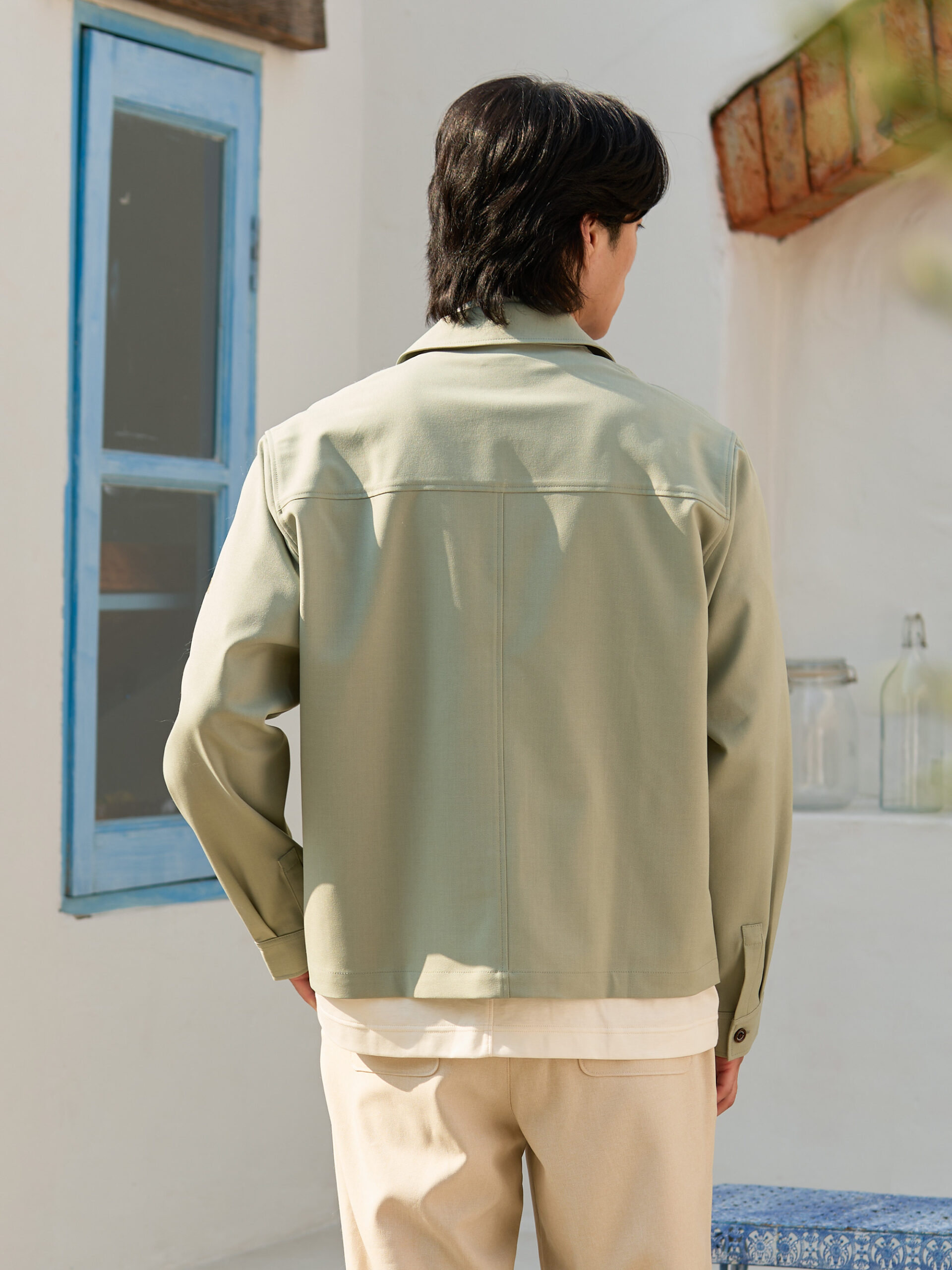 DRY STRETCH ZIPPER SHIRT JACKET (K8144201) - Image 5
