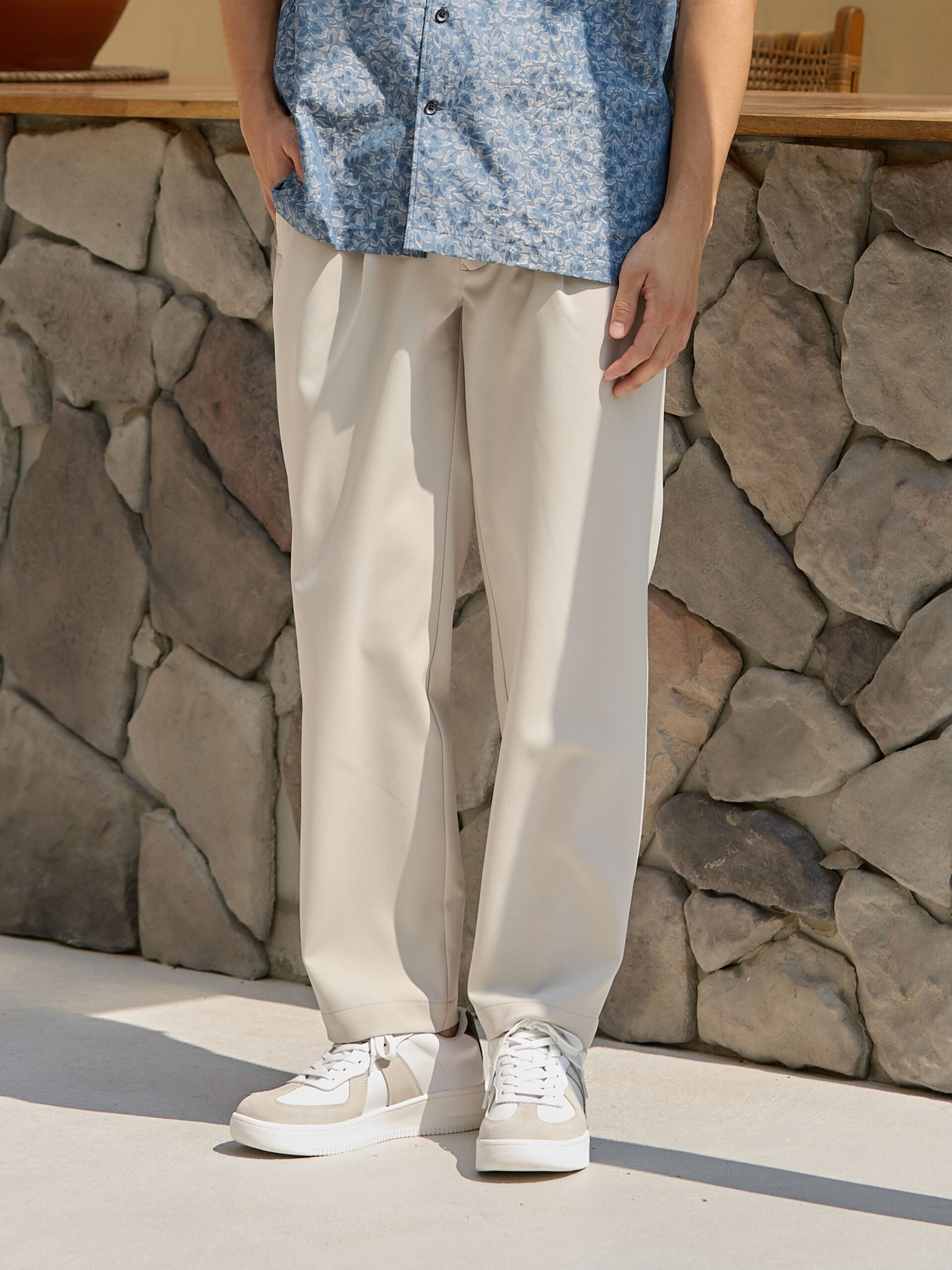 DRY STRETCH STRAIGHT CUT EASY PANTS (K8174202)