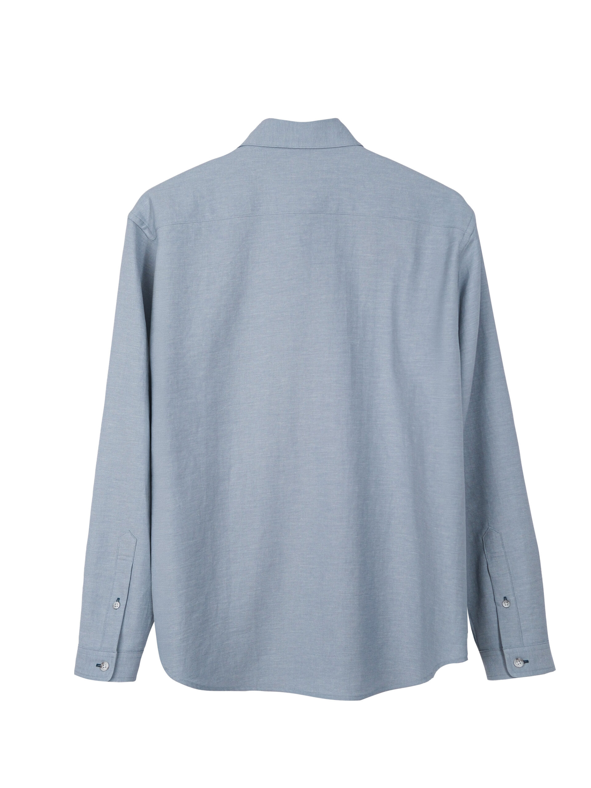 POLYESTER COTTON LINEN VINTAGE FINISH SHIRT (K8184401) - Image 8