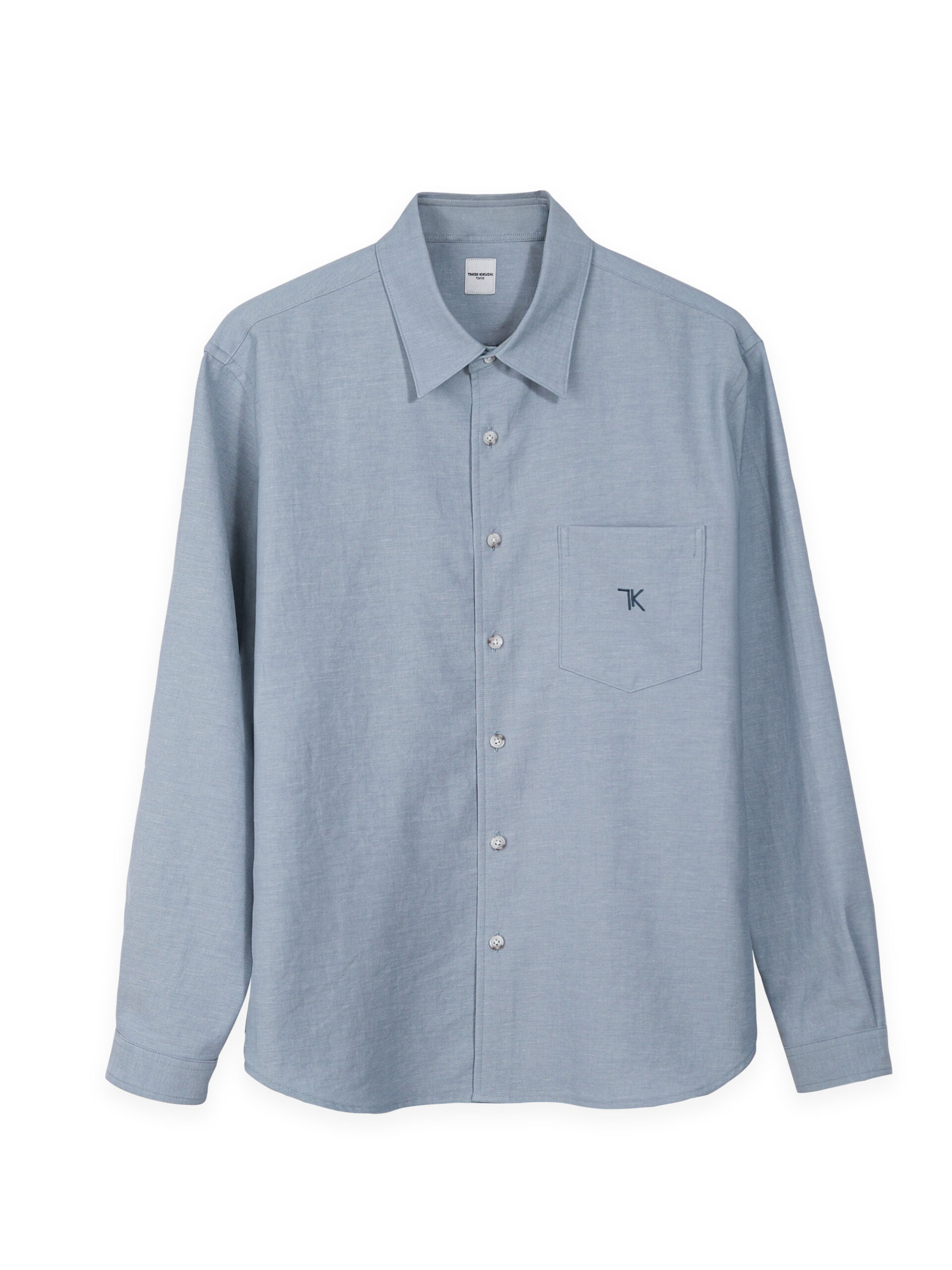 POLYESTER COTTON LINEN VINTAGE FINISH SHIRT (K8184401) - Image 5