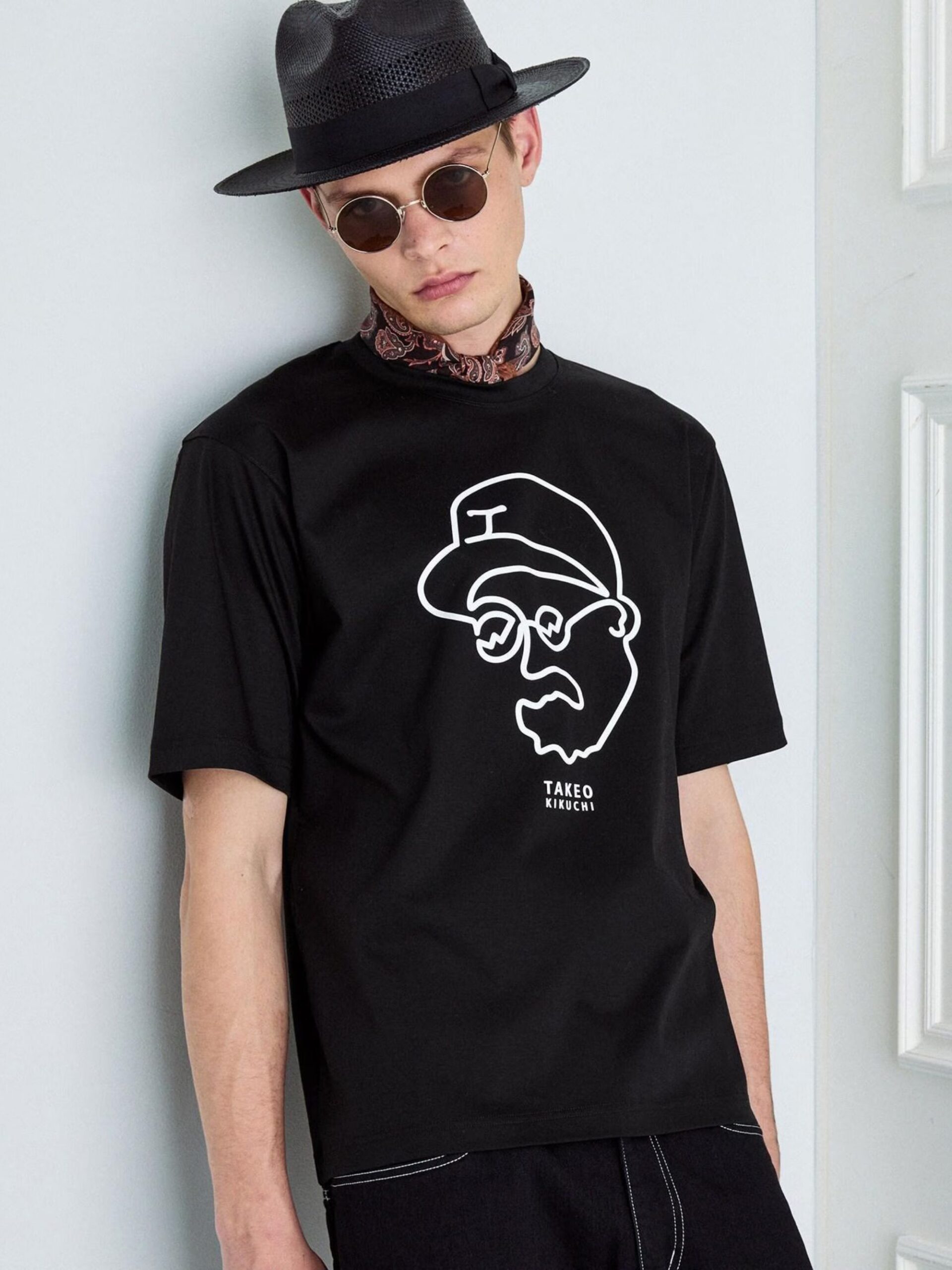 BOWLER HAT LABEL ICE CLEAR ONE-LINE ART TSHIRT (93125603) *ECS - Image 14