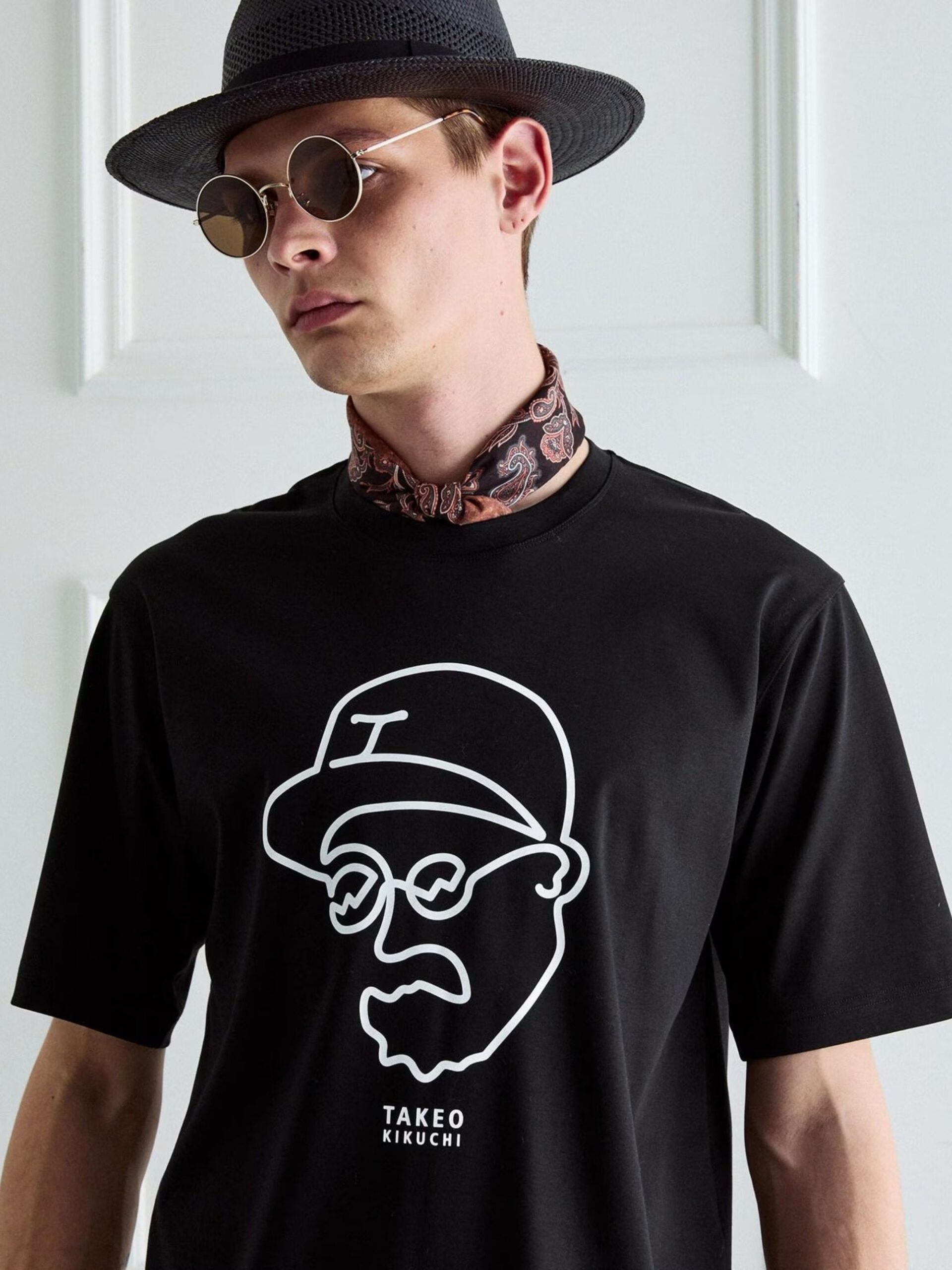 BOWLER HAT LABEL ICE CLEAR ONE-LINE ART TSHIRT (93125603) *ECS - Image 15