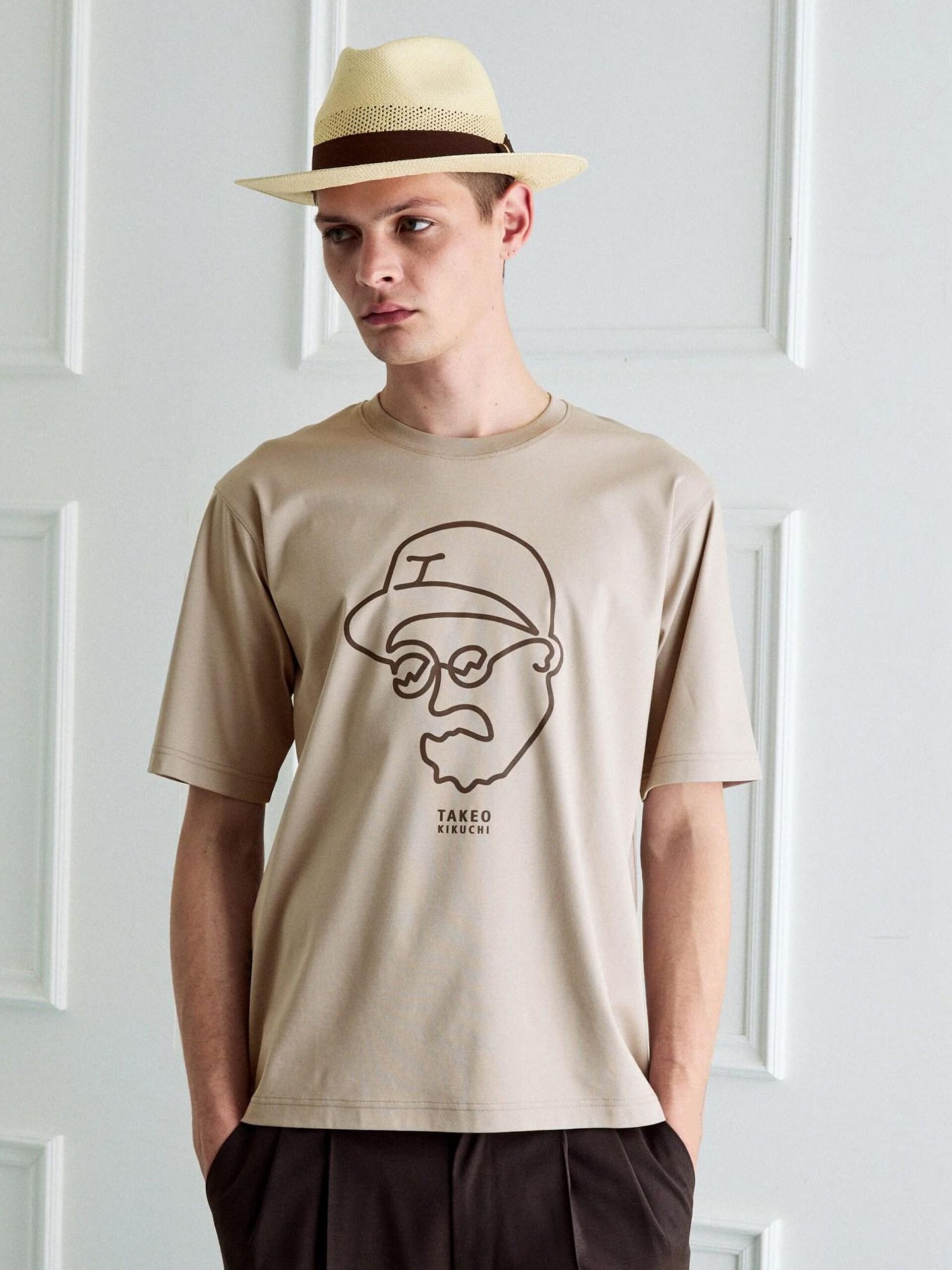 BOWLER HAT LABEL ICE CLEAR ONE-LINE ART TSHIRT (93125603) *ECS - Image 3