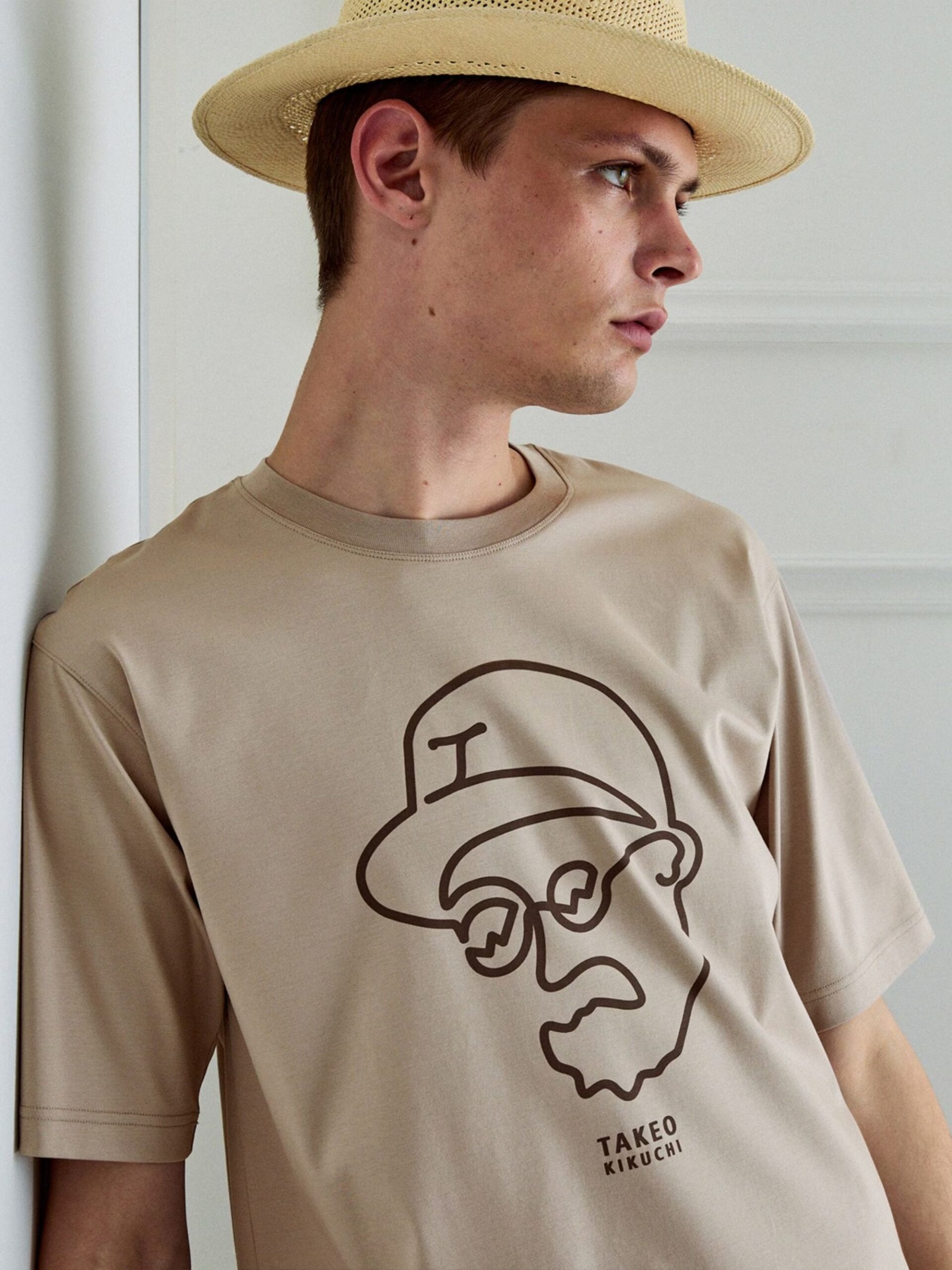 BOWLER HAT LABEL ICE CLEAR ONE-LINE ART TSHIRT (93125603) *ECS - Image 10