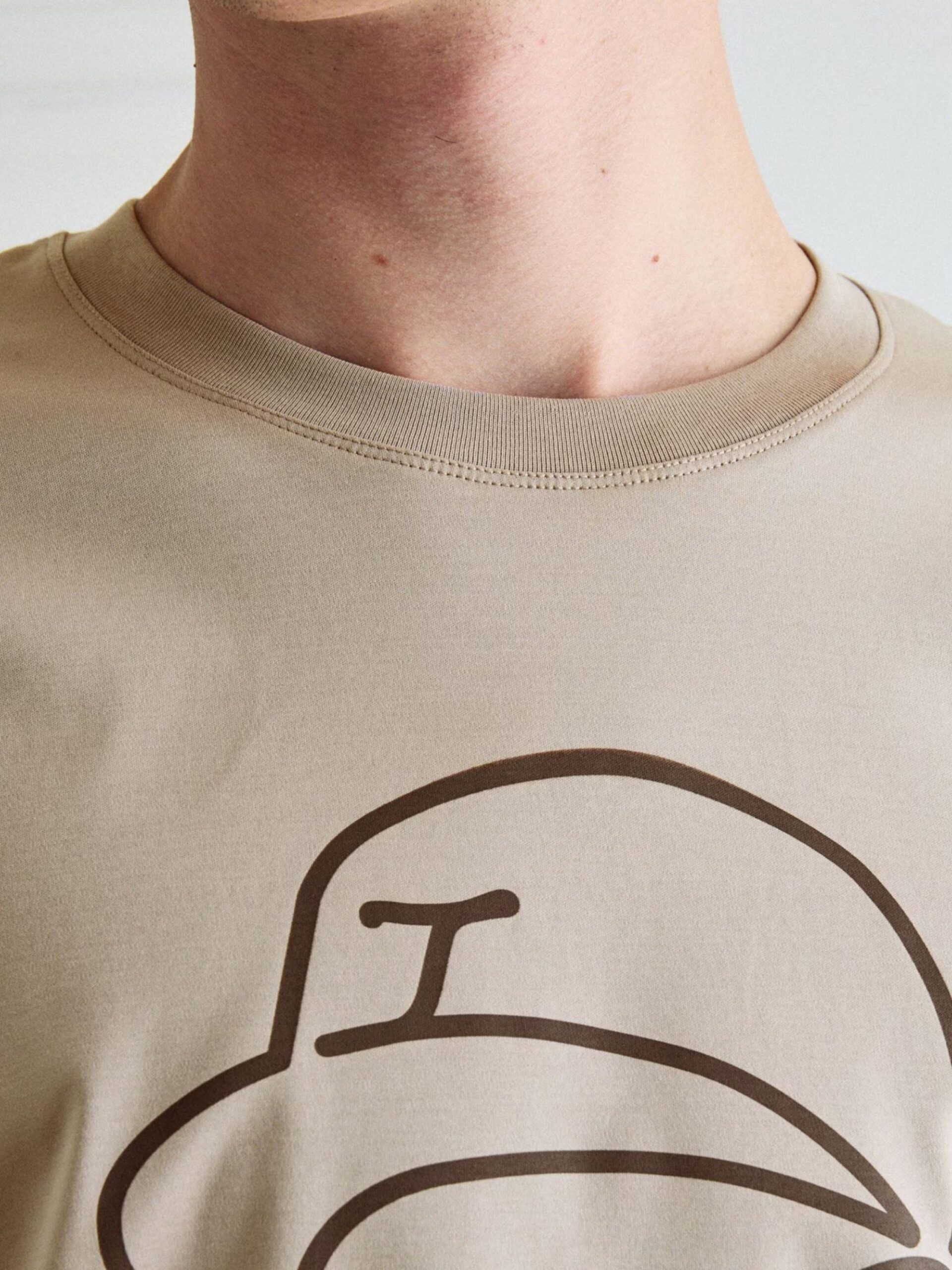BOWLER HAT LABEL ICE CLEAR ONE-LINE ART TSHIRT (93125603) *ECS - Image 6