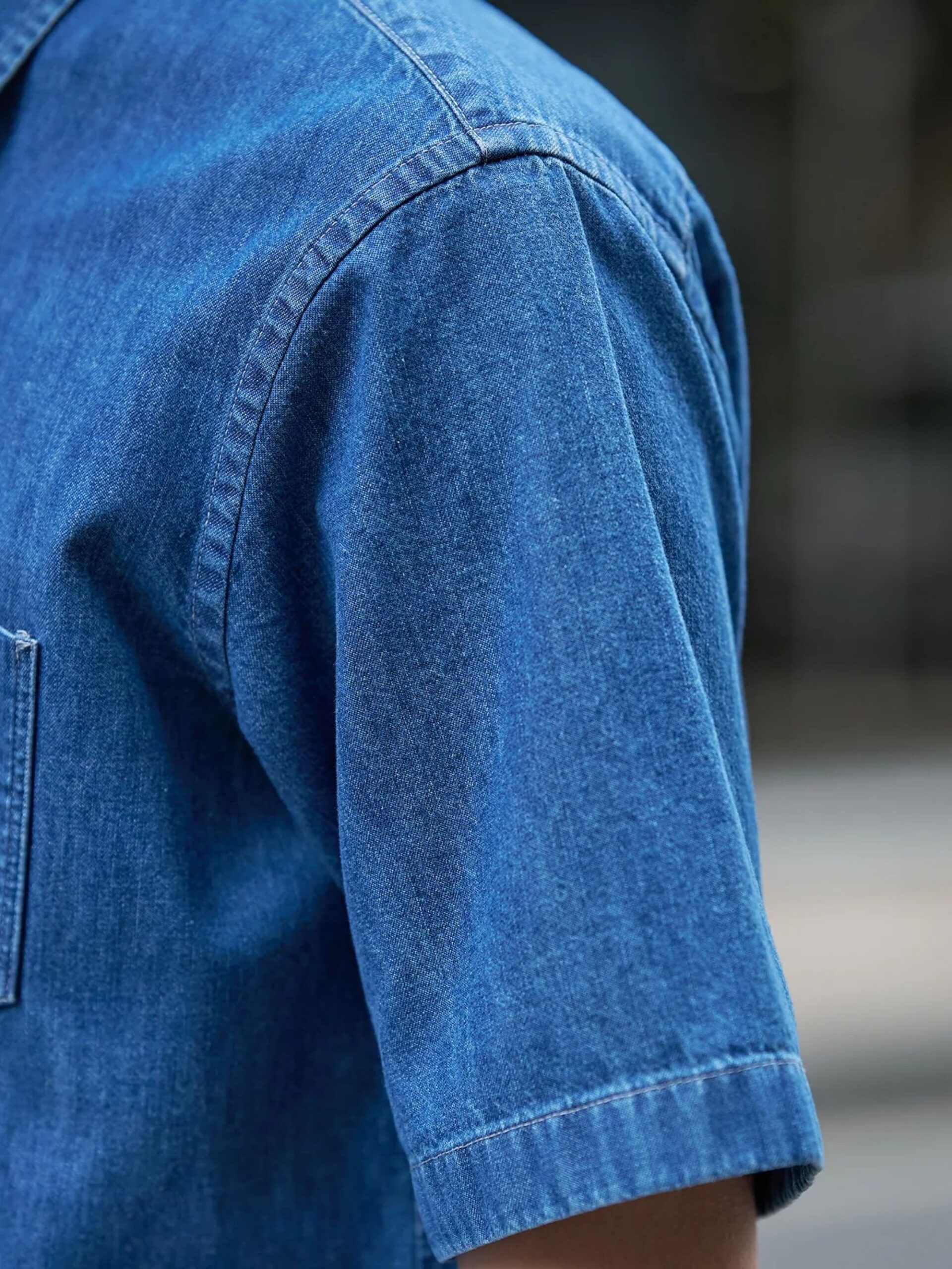 BOWLER HAT LABEL WALKER DENIM SS SHIRT (93185608) *ECS - Image 9