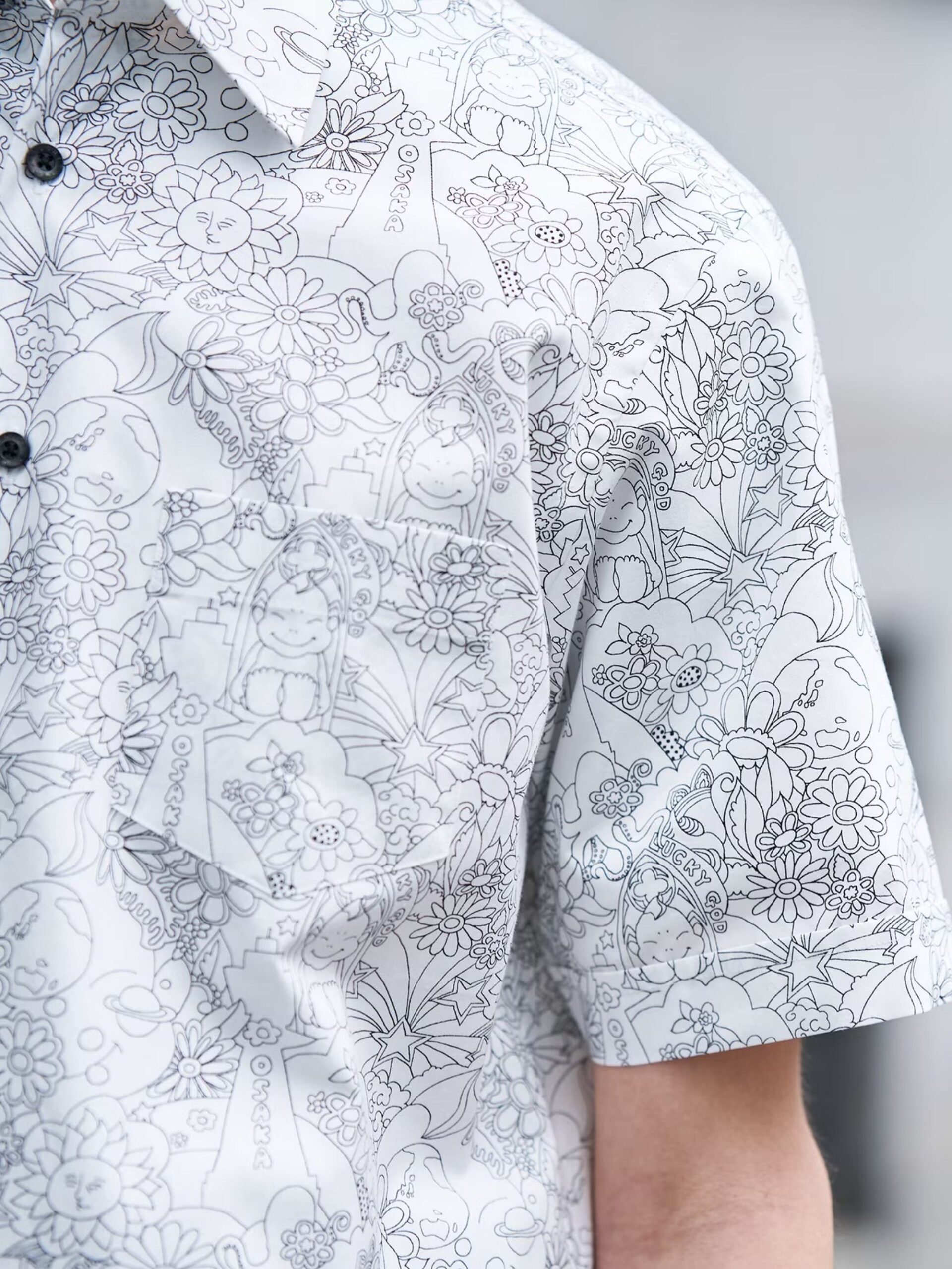 MIJ BOWLER HAT LABEL LUCKY BILLIKEN PRINT SS SHIRT (93185605) *ECS - Image 13
