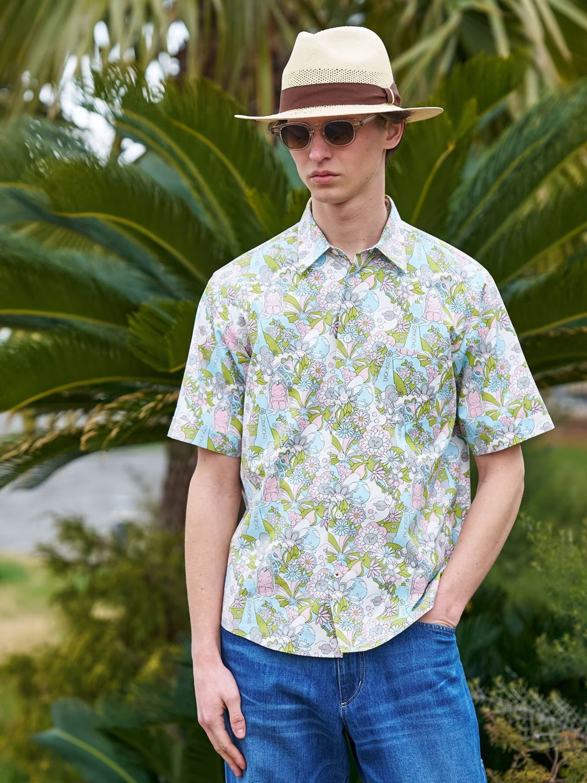 MIJ BOWLER HAT LABEL LUCKY BILLIKEN PRINT SS SHIRT (93185605) *ECS - Image 3