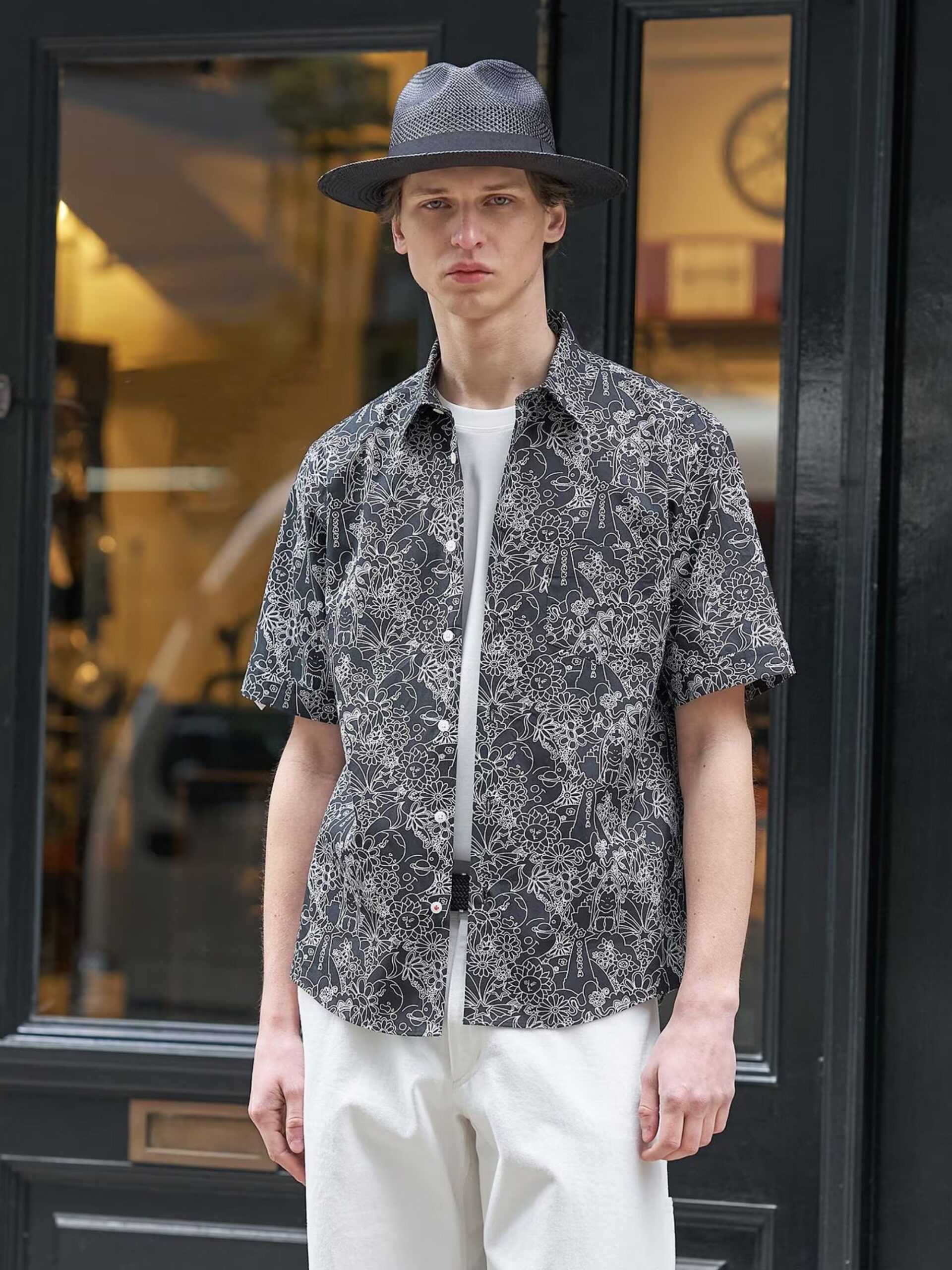 MIJ BOWLER HAT LABEL LUCKY BILLIKEN PRINT SS SHIRT (93185605) *ECS - Image 5
