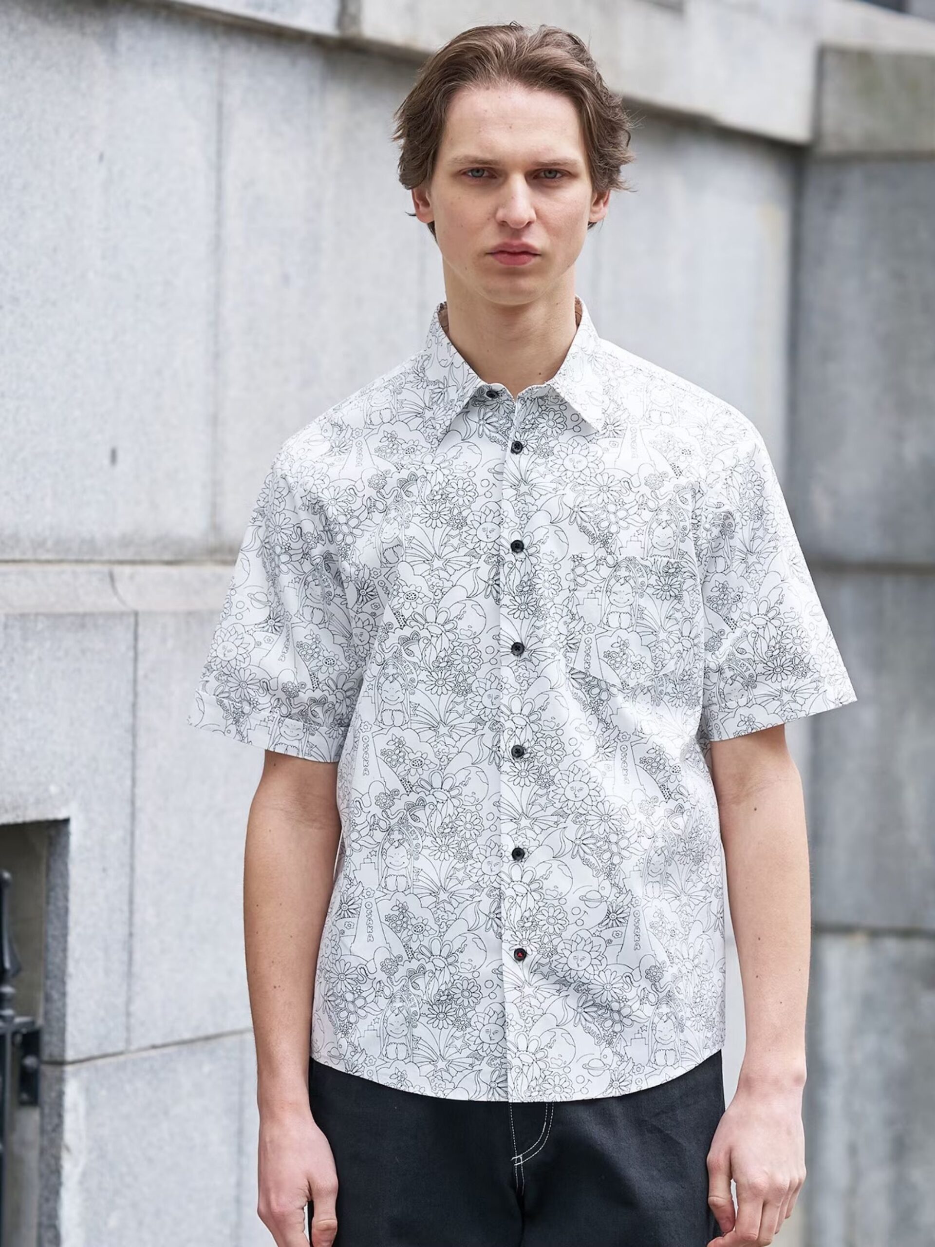 MIJ BOWLER HAT LABEL LUCKY BILLIKEN PRINT SS SHIRT (93185605) *ECS - Image 9