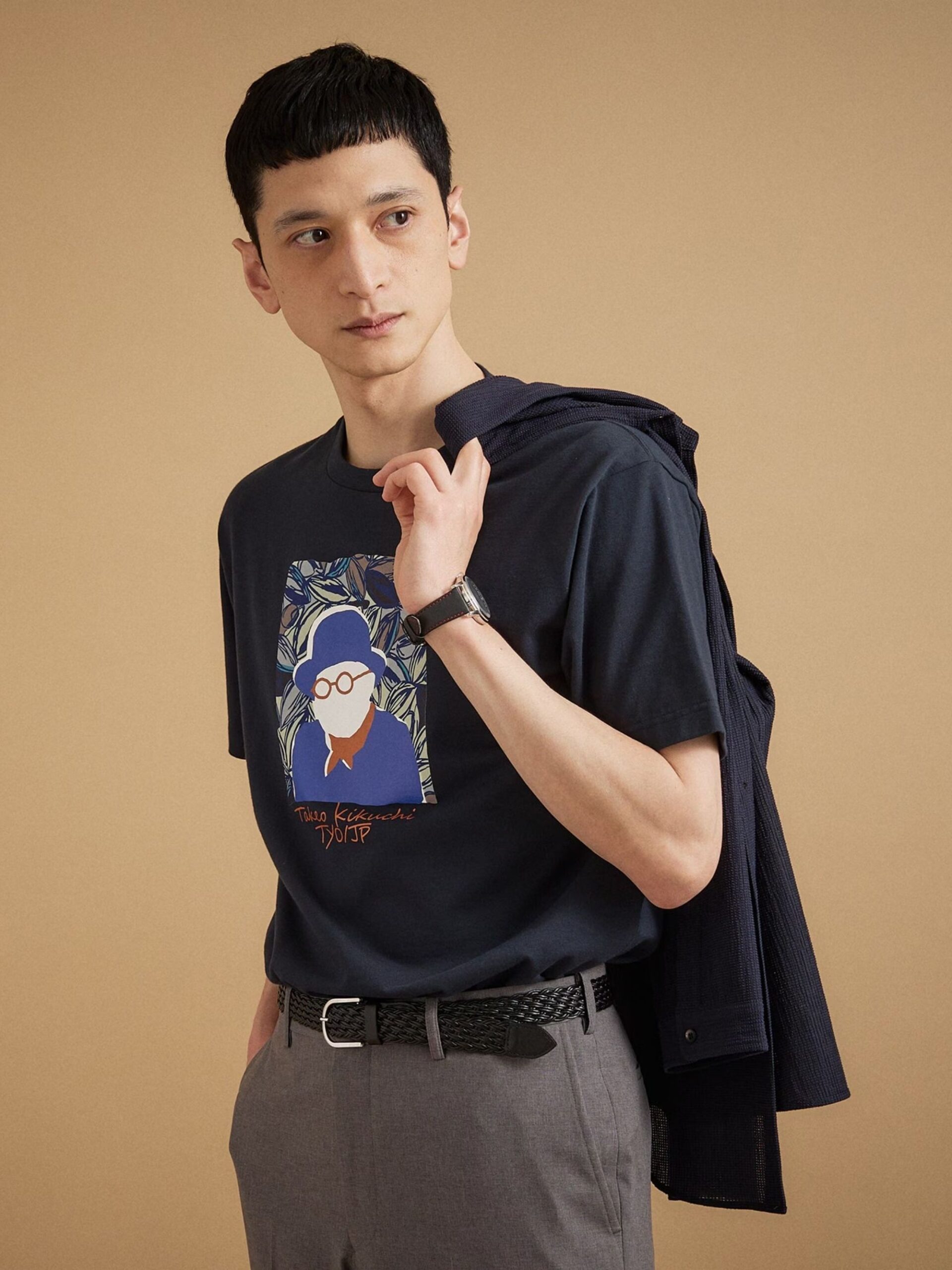 MIJ CACAO SQUARE PRINT TSHIRT (07025002) - Image 3