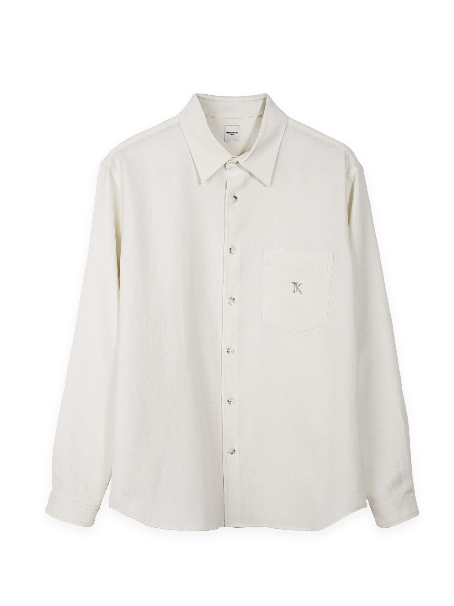 POLYESTER COTTON LINEN VINTAGE FINISH SHIRT (K8184401) - Image 9