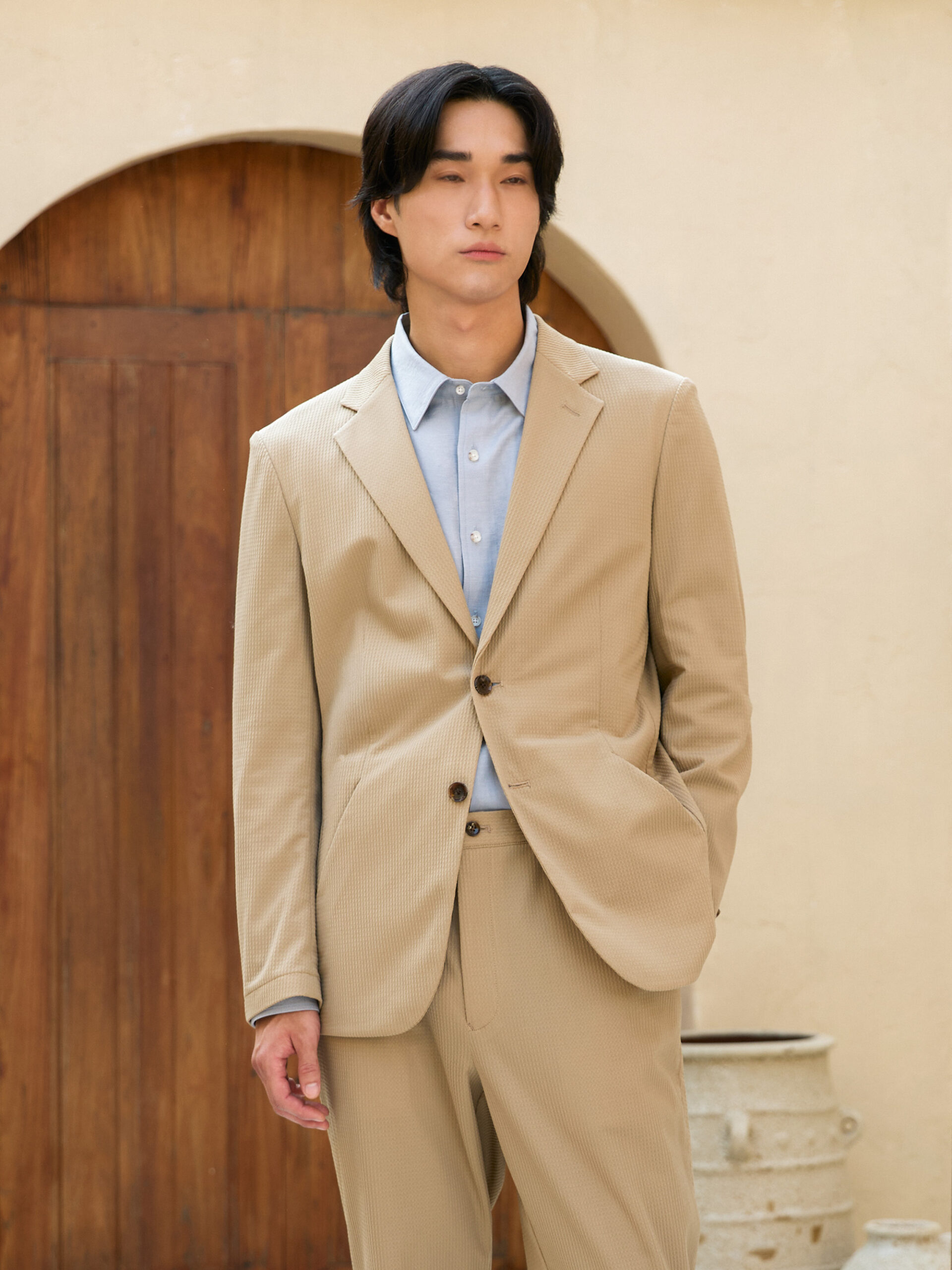 AIRFLOW SUCKER TRICOT CASUAL JACKET (K8144301)