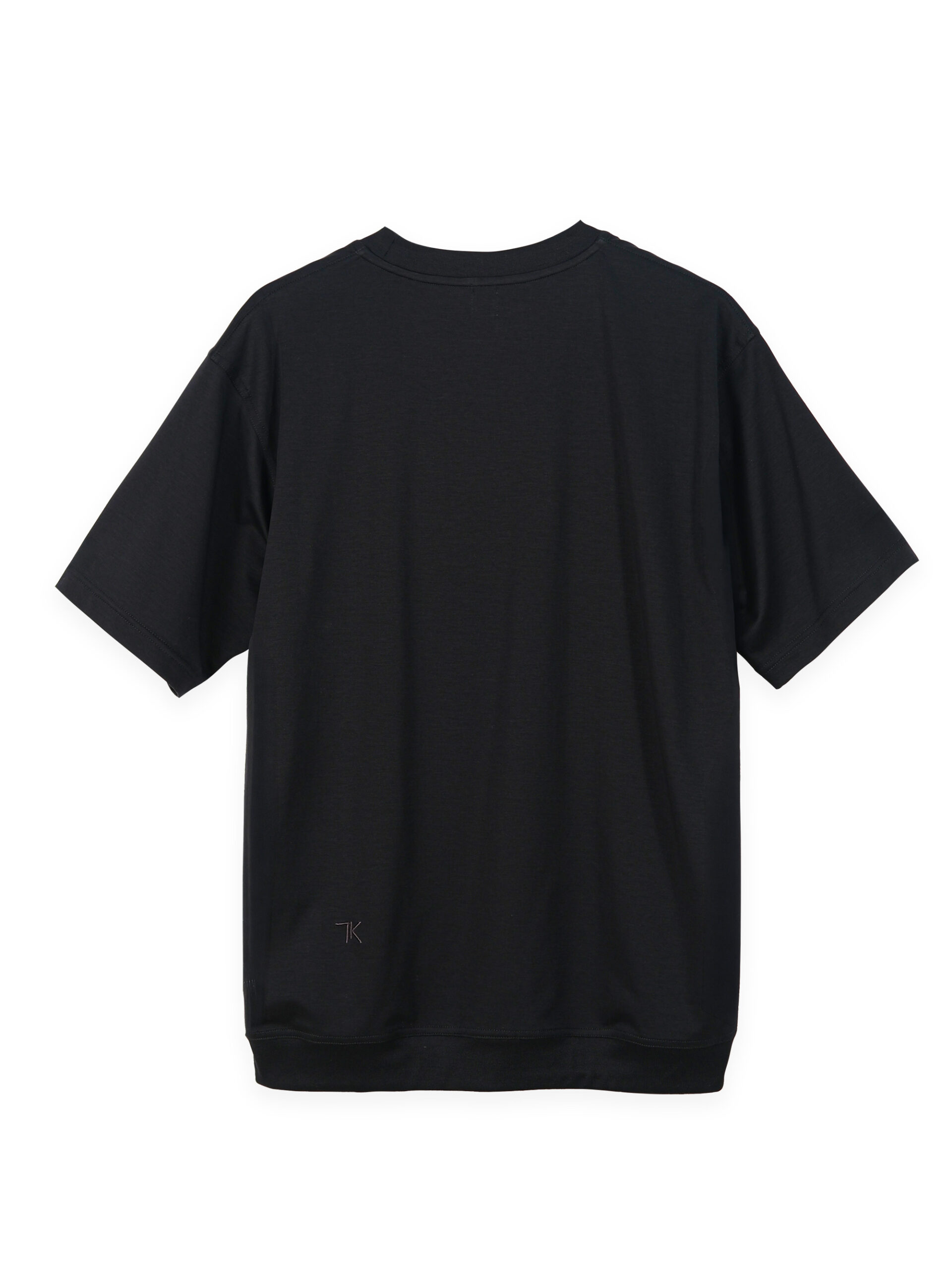 MERCERIZED COTTON CHEST EMBROIDERED LOGO T-SHIRT (K8134501) - Image 18