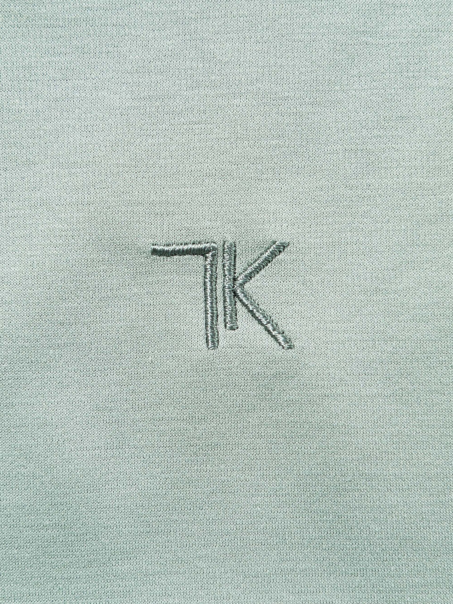 MERCERIZED COTTON CHEST EMBROIDERED LOGO T-SHIRT (K8134501) - Image 3