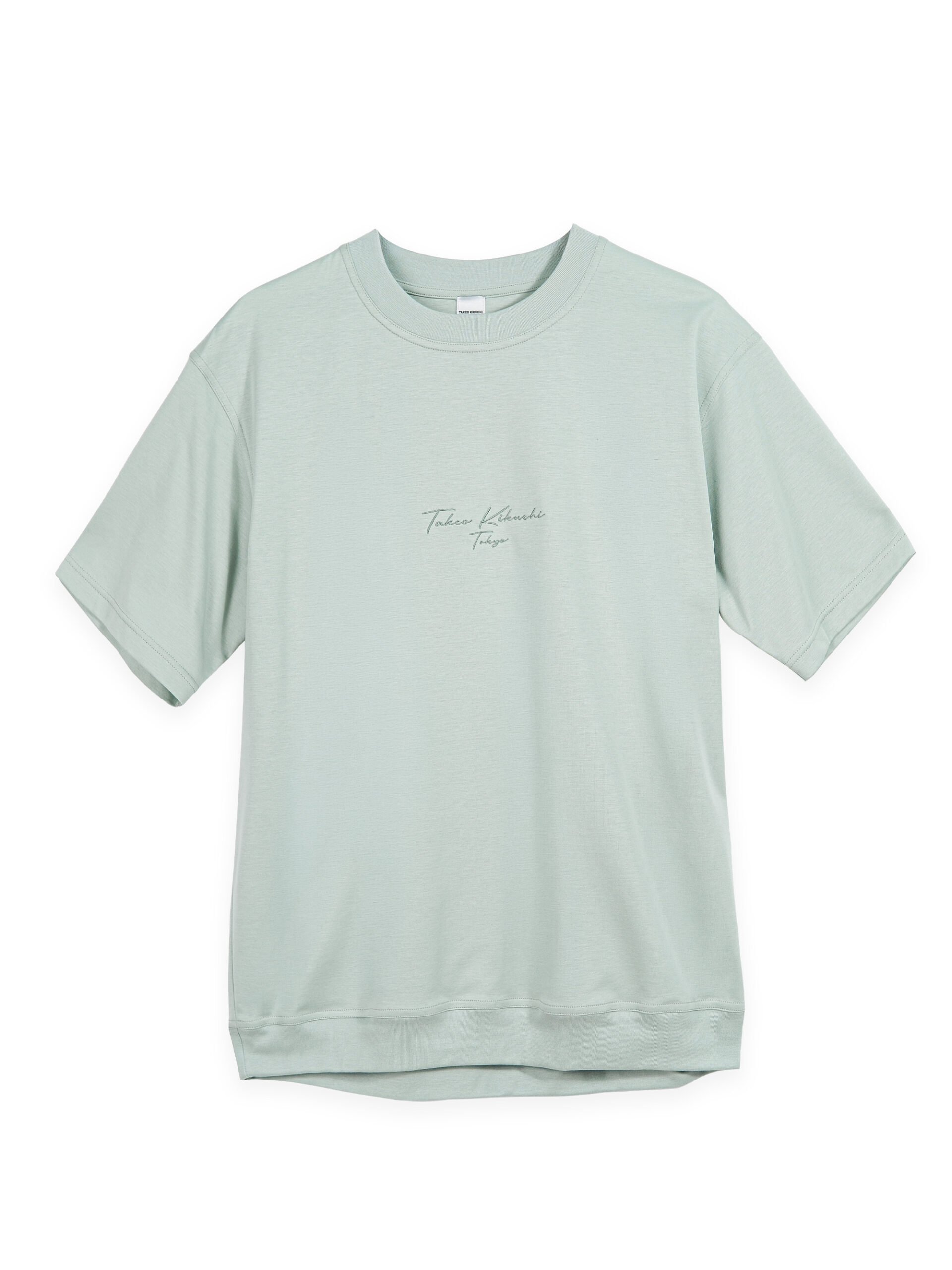 MERCERIZED COTTON CHEST EMBROIDERED LOGO T-SHIRT (K8134501)