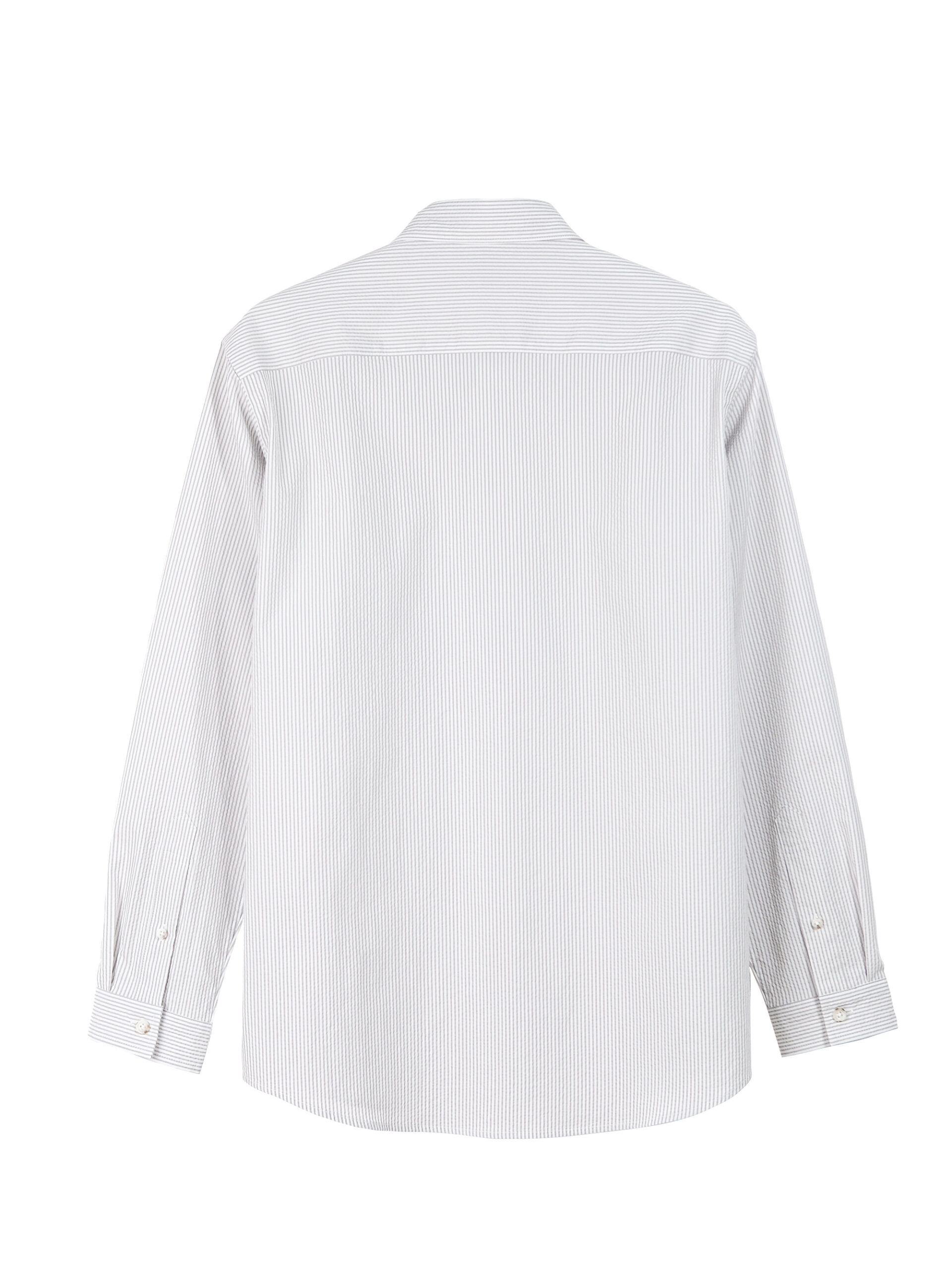 COOLMAX SEERSUCKER SLIM BUSINESS SHIRT (K8184602) - Image 6